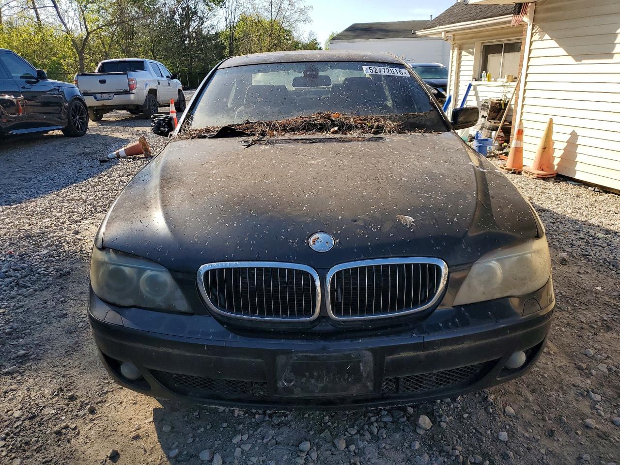 2008 Bmw 750 Li Black vin: WBAHN83558DT85826