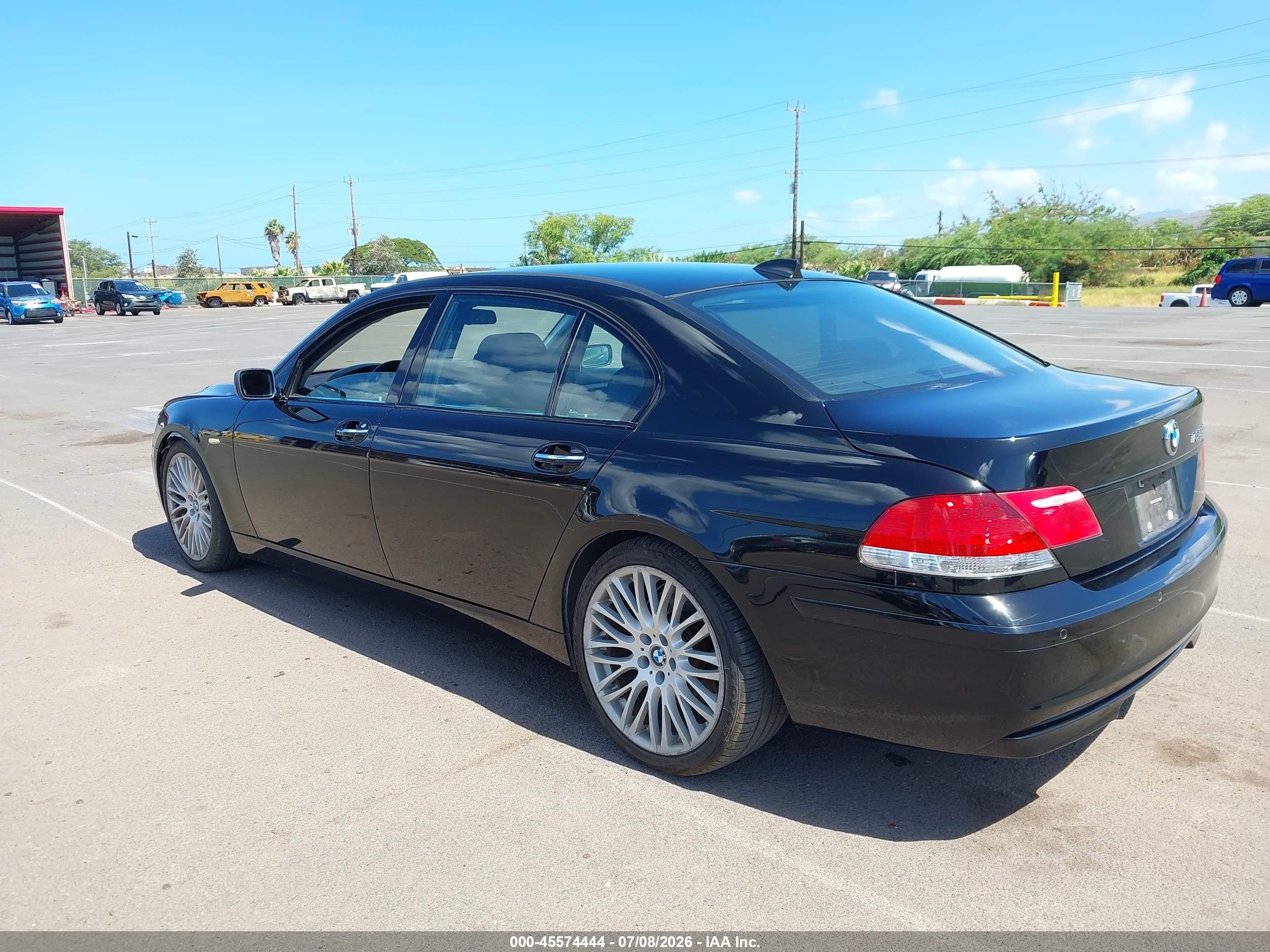 2008 Bmw 750li   Black vin: WBAHN83558DT86104