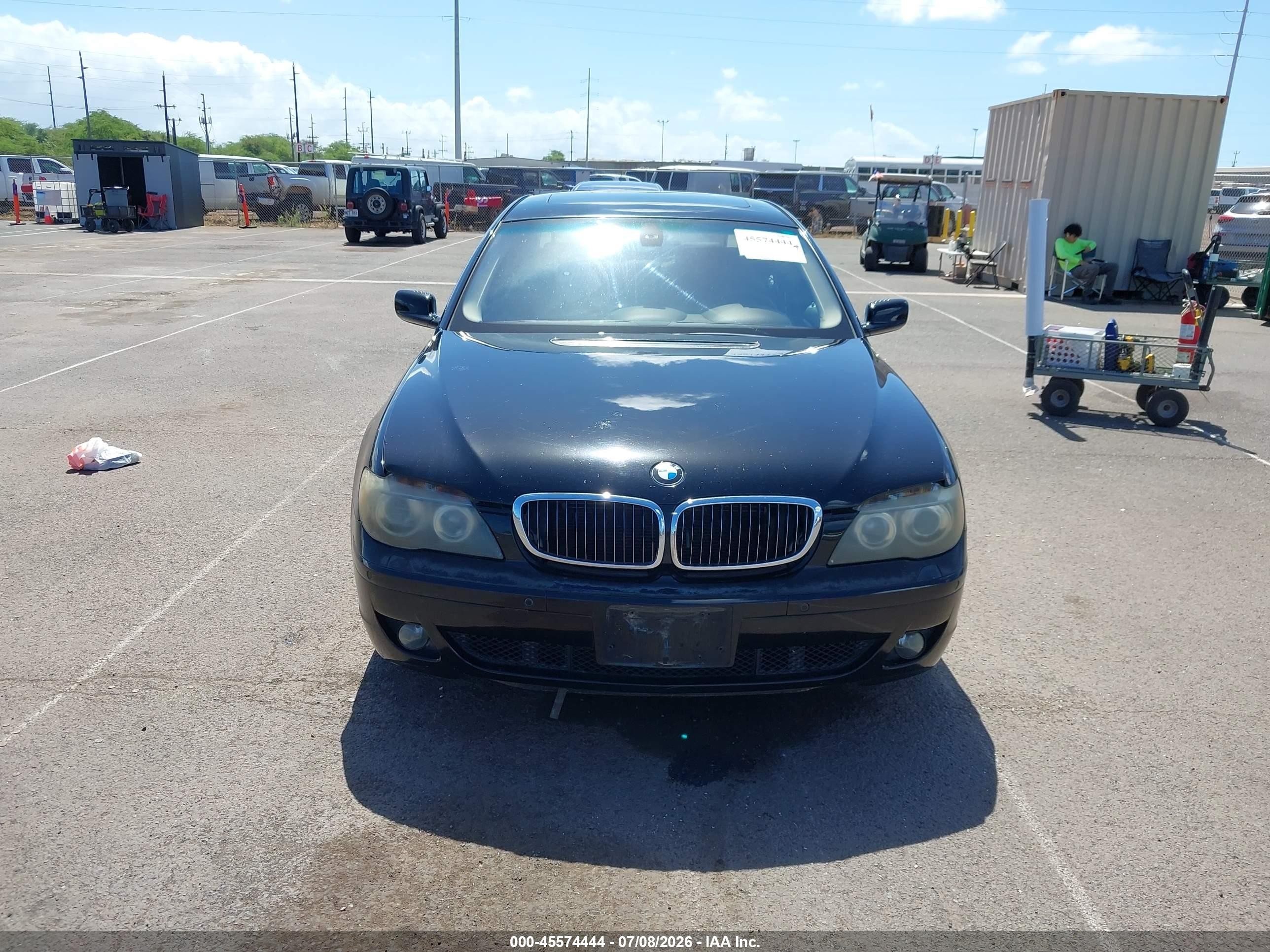2008 Bmw 750li   Black vin: WBAHN83558DT86104