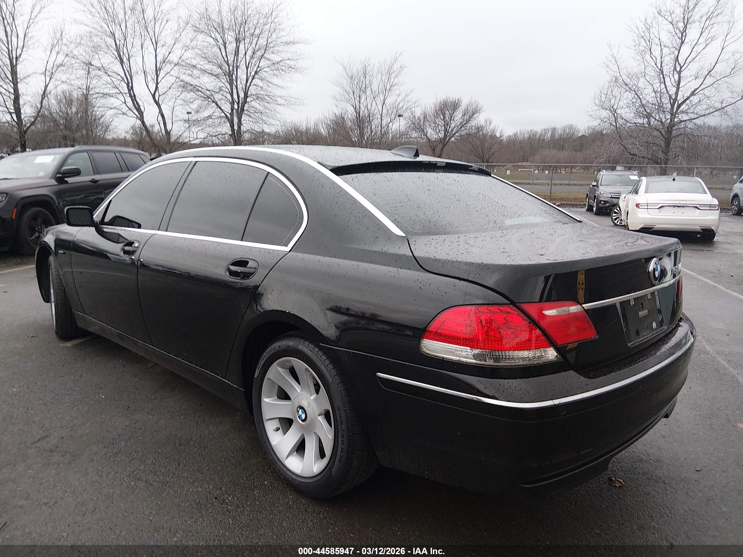 2008 Bmw 750li   Черный vin: WBAHN83558DT87804