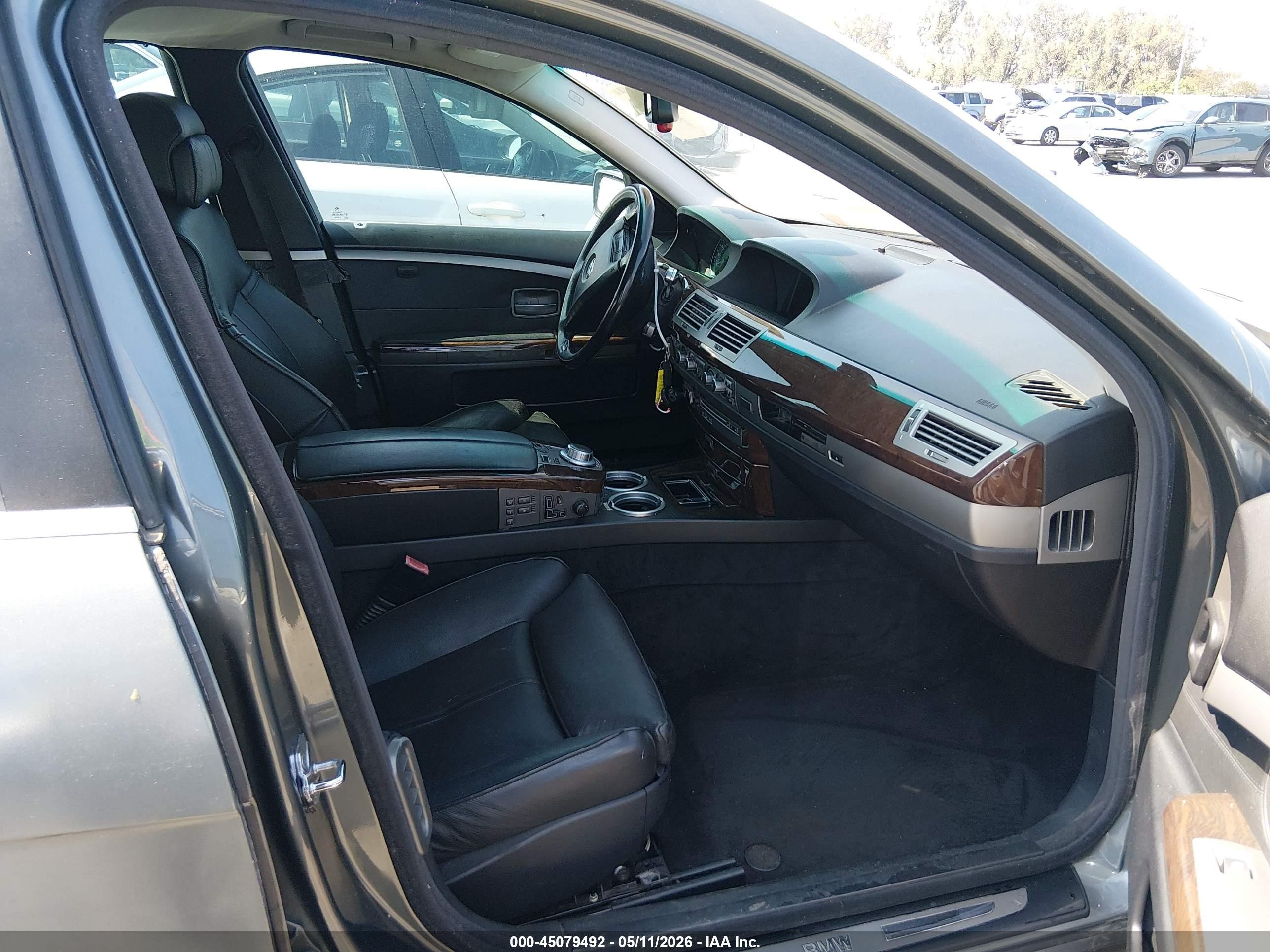 2006 Bmw 750li   Серый vin: WBAHN83566DT28189