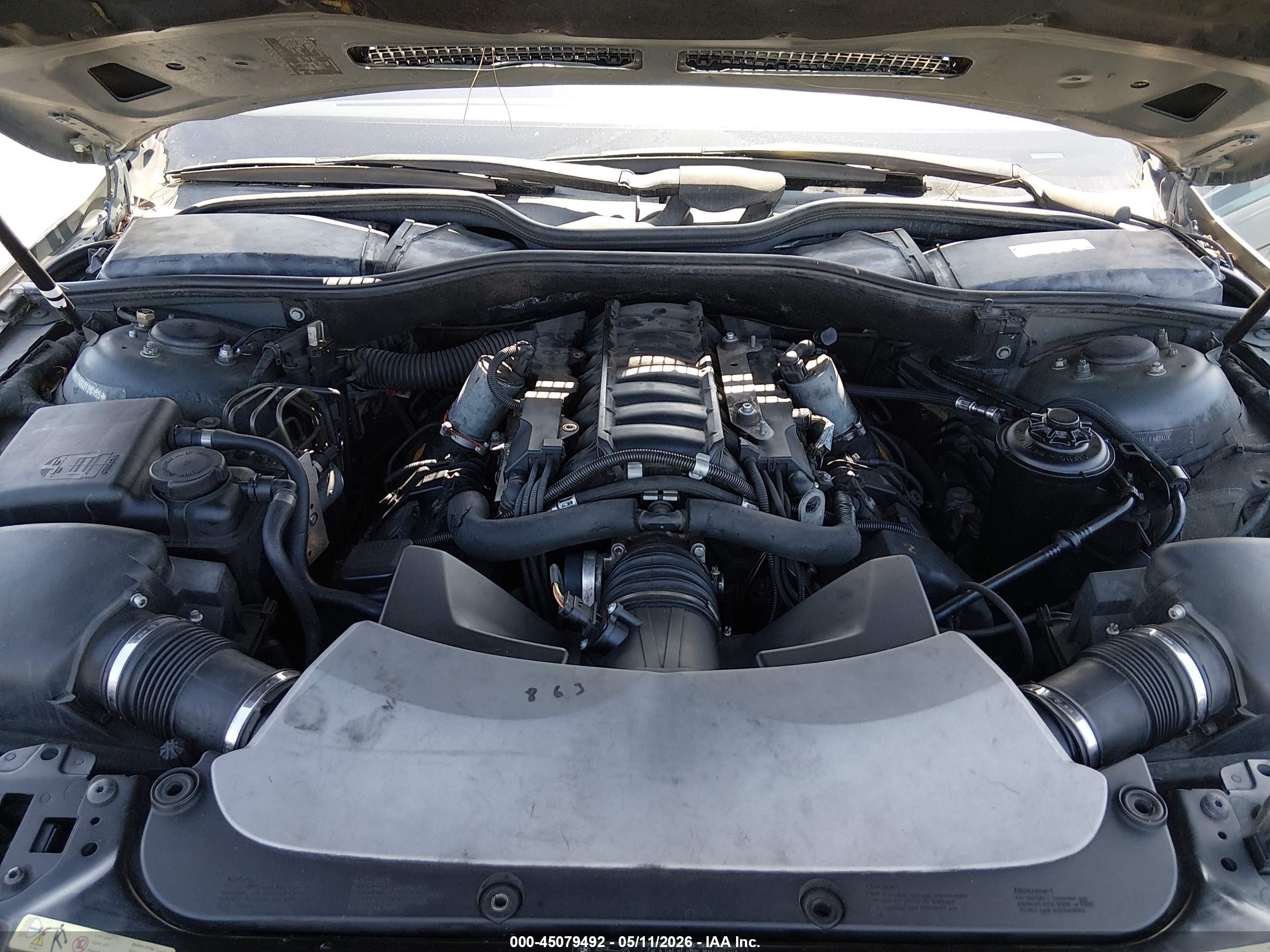 2006 Bmw 750li   Серый vin: WBAHN83566DT28189