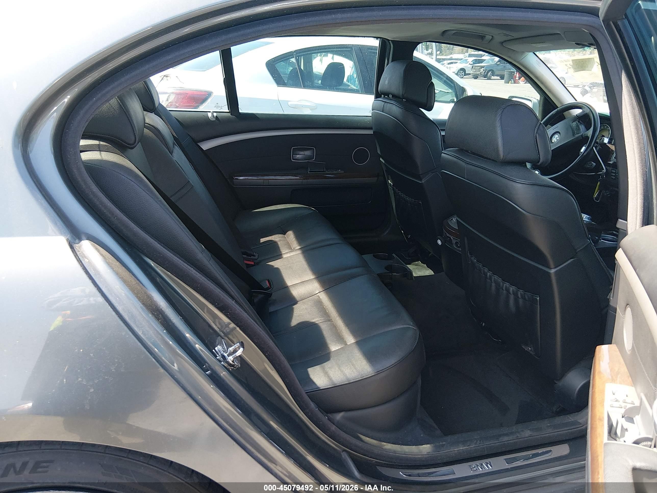 2006 Bmw 750li   Серый vin: WBAHN83566DT28189