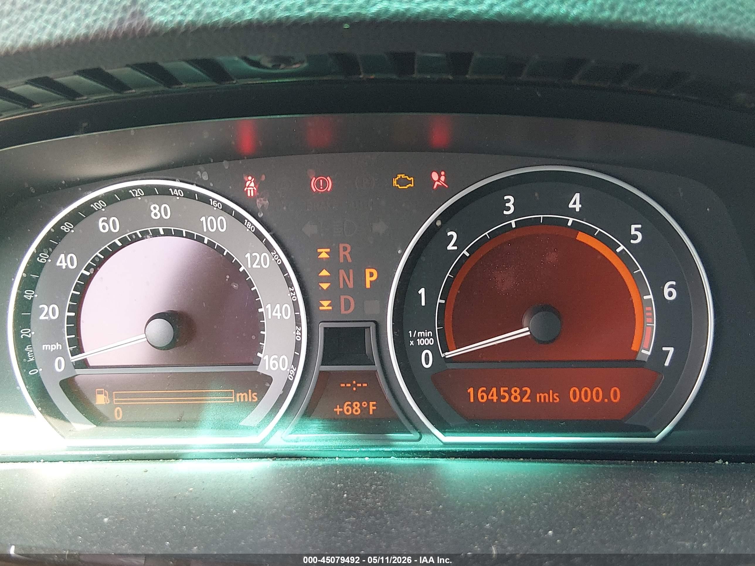 2006 Bmw 750li   Серый vin: WBAHN83566DT28189