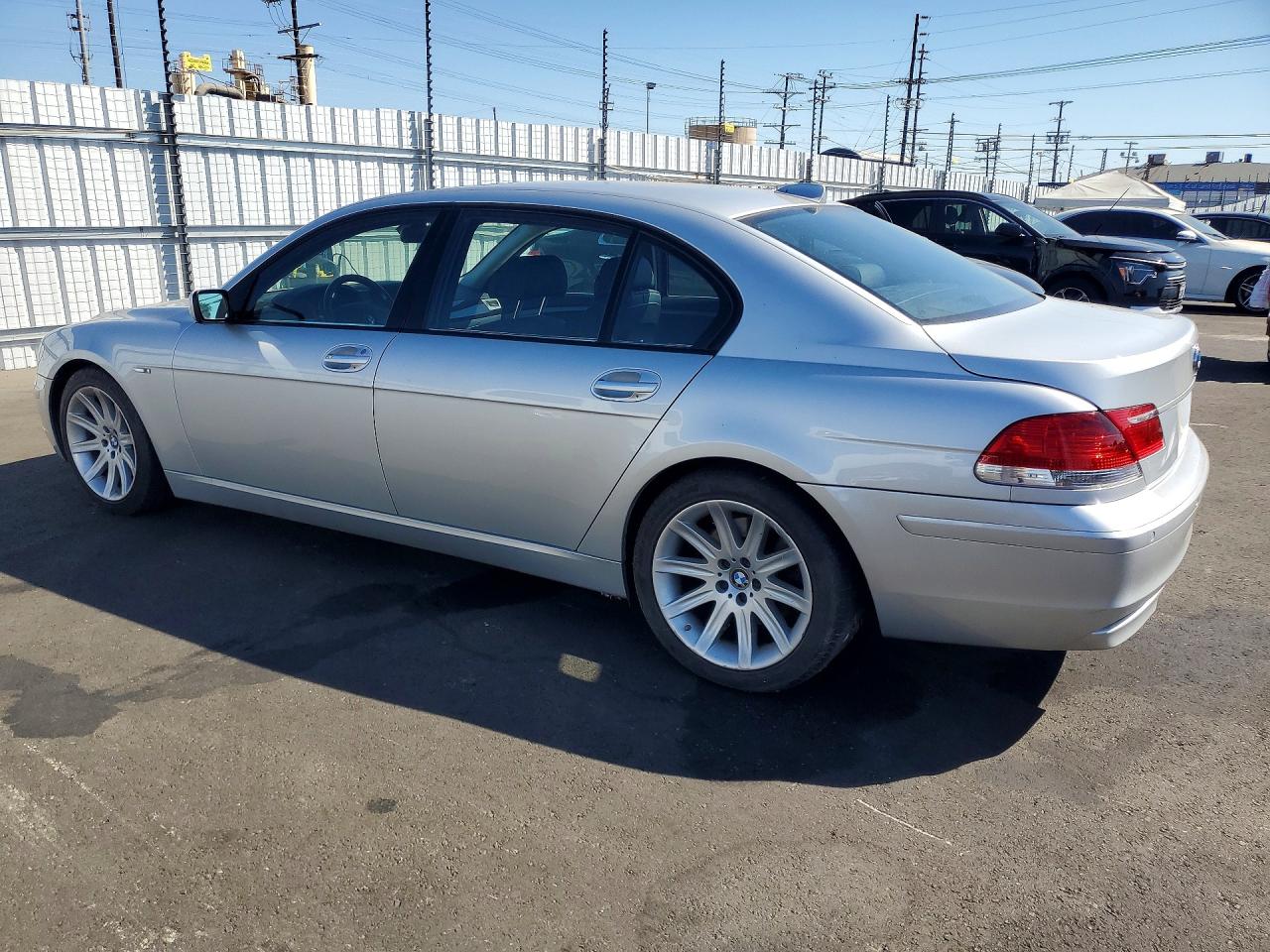2006 Bmw 750 Li Silver vin: WBAHN83566DT60835