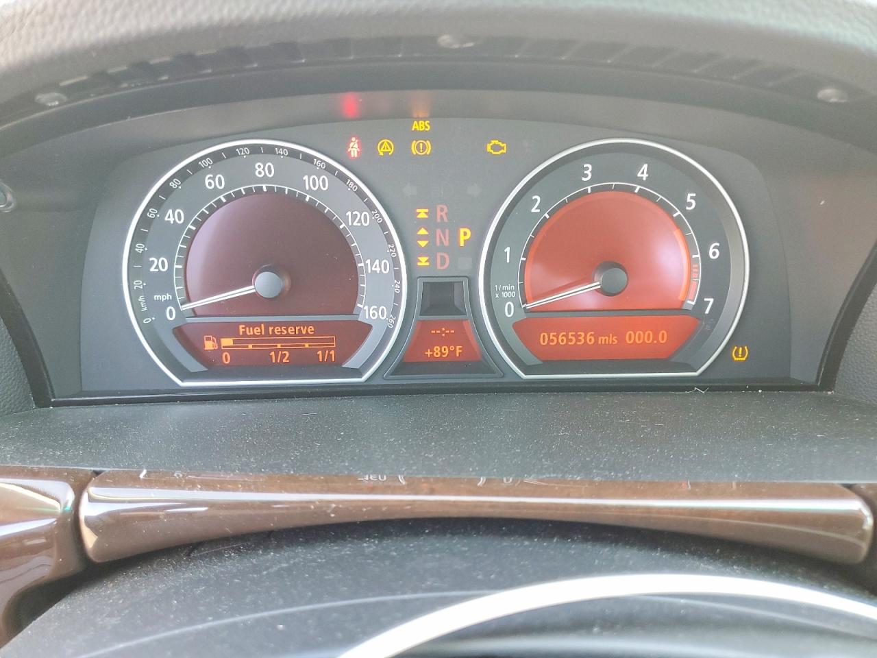 2006 Bmw 750 Li Silver vin: WBAHN83566DT60835