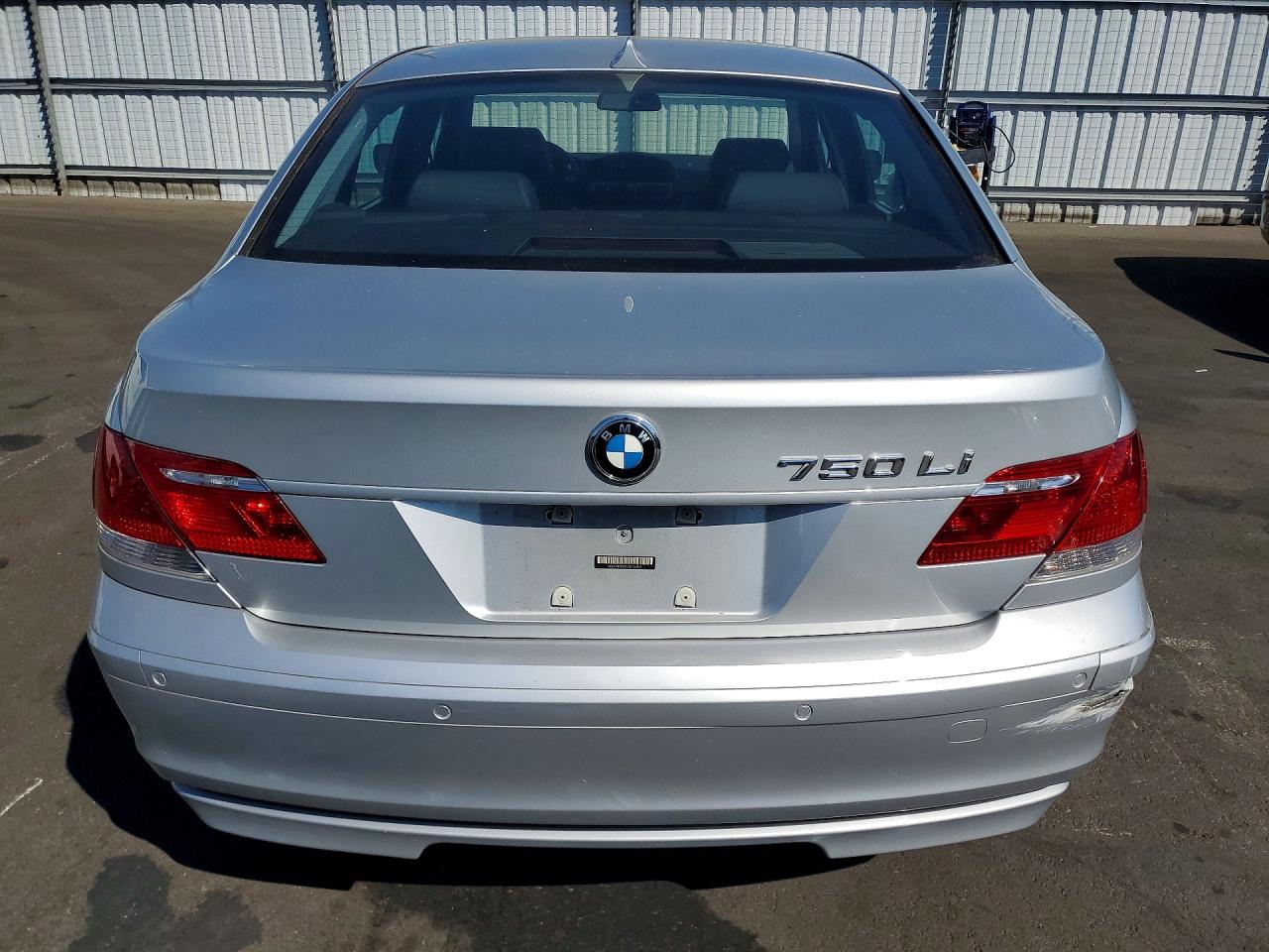 2006 Bmw 750 Li Silver vin: WBAHN83566DT60835