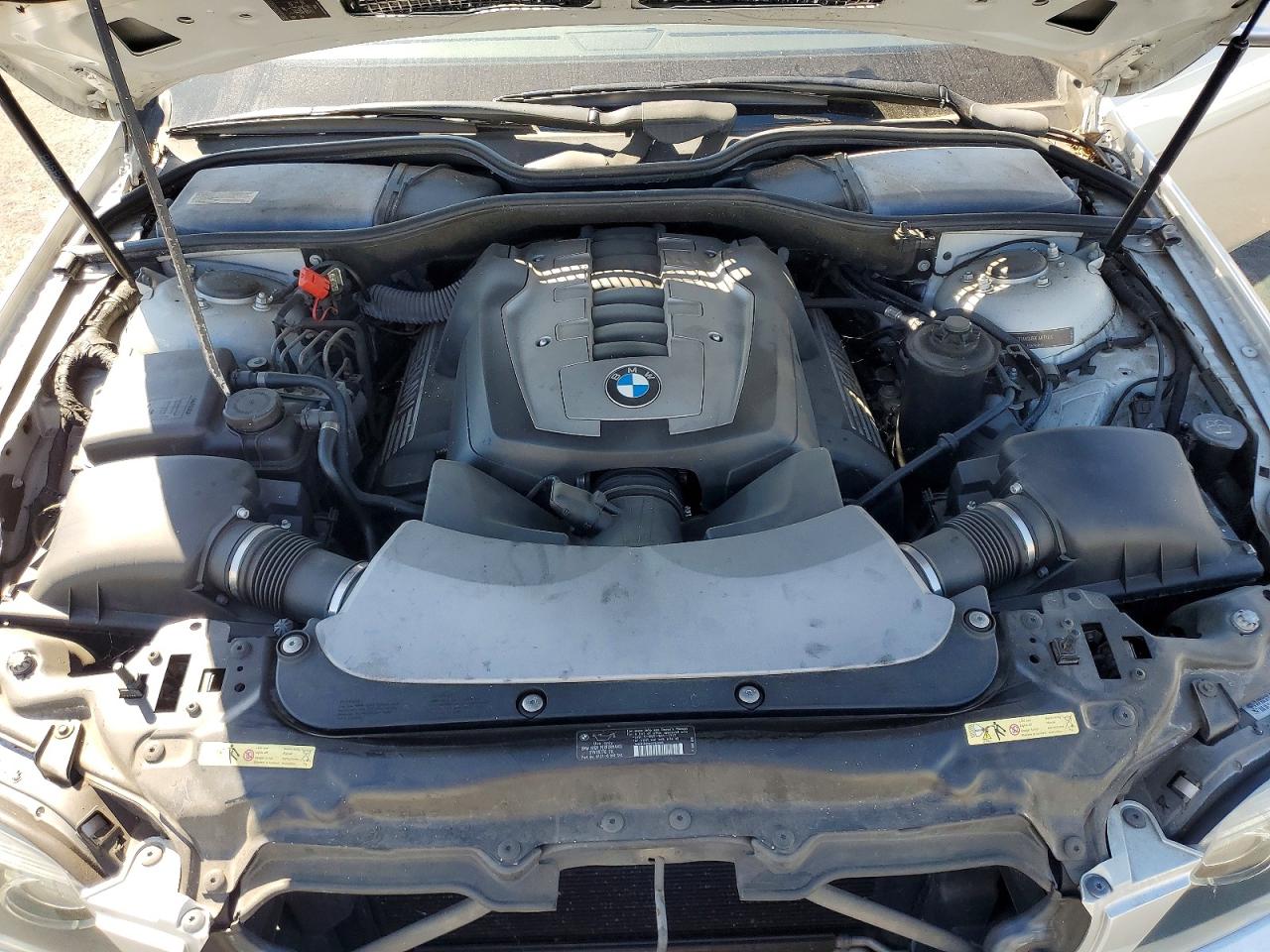2006 Bmw 750 Li Silver vin: WBAHN83566DT60835