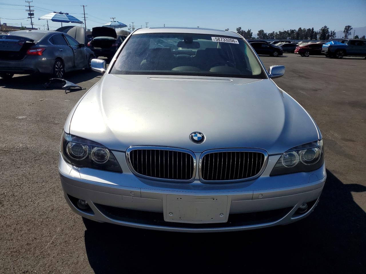 2006 Bmw 750 Li Silver vin: WBAHN83566DT60835
