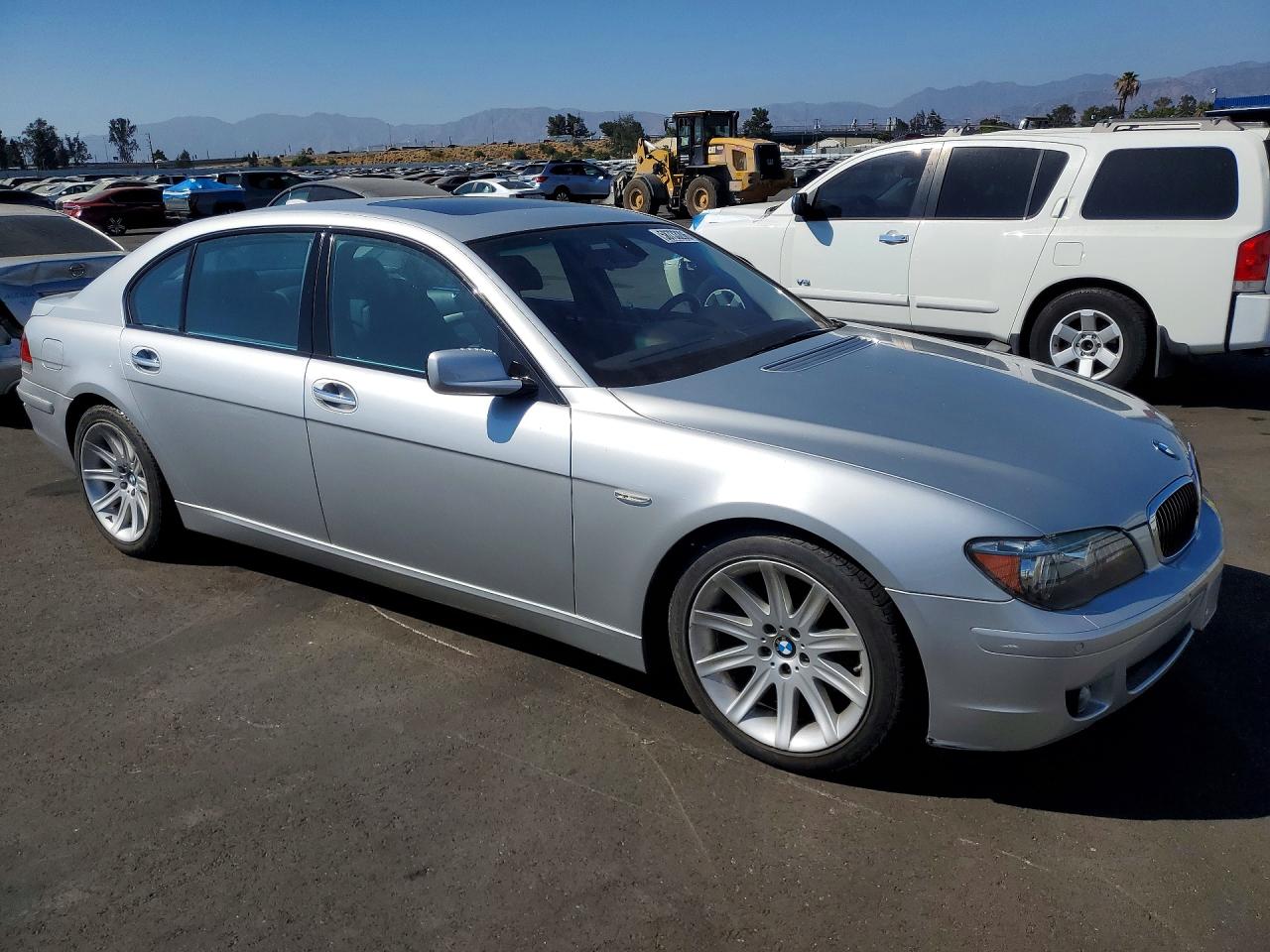 2006 Bmw 750 Li Silver vin: WBAHN83566DT60835