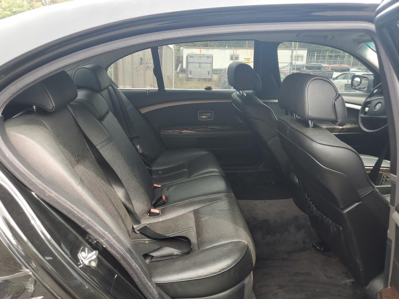 2007 Bmw 750 Black vin: WBAHN83567DT65308