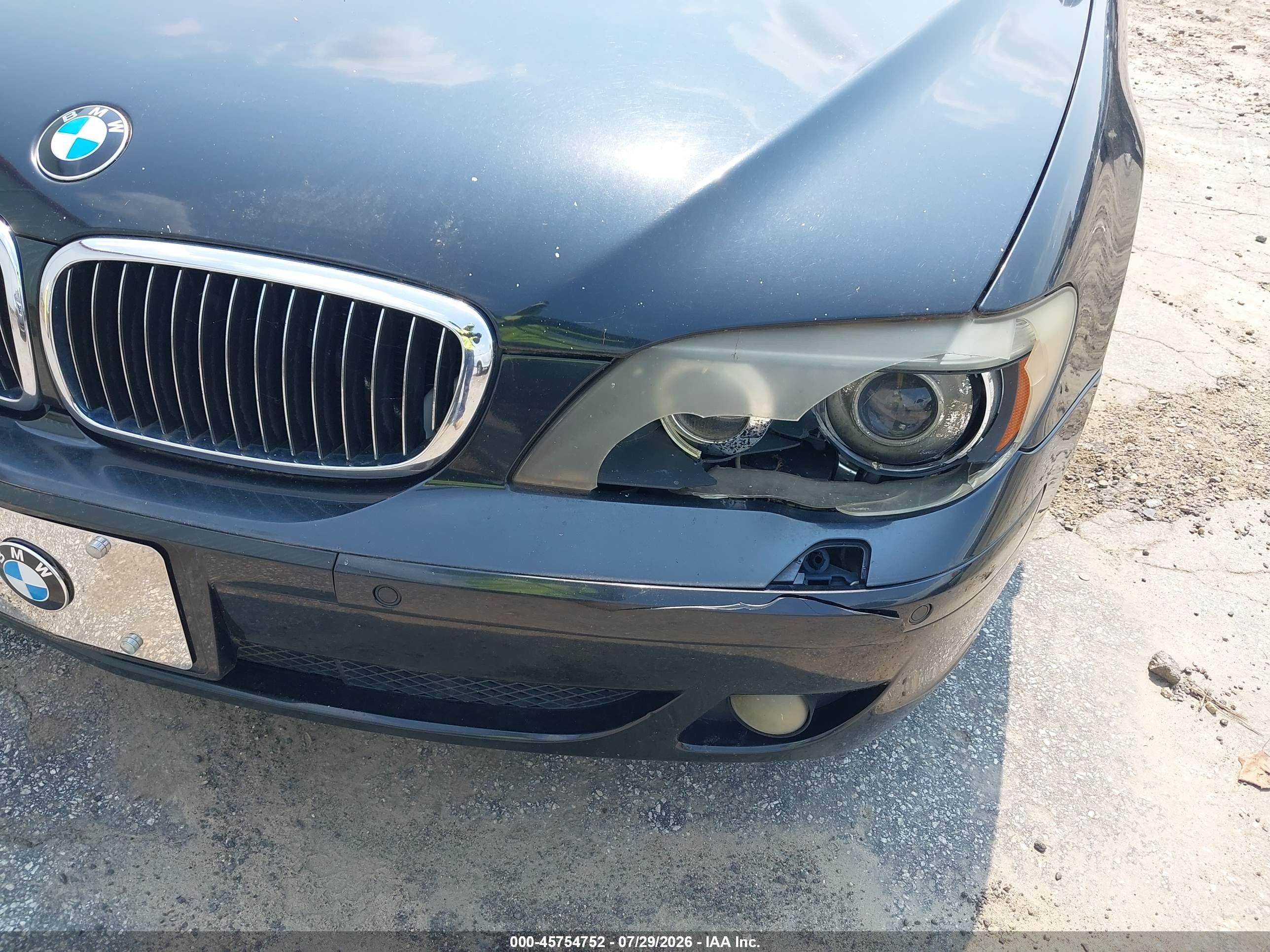 2007 Bmw 750li   Black vin: WBAHN83567DT67933