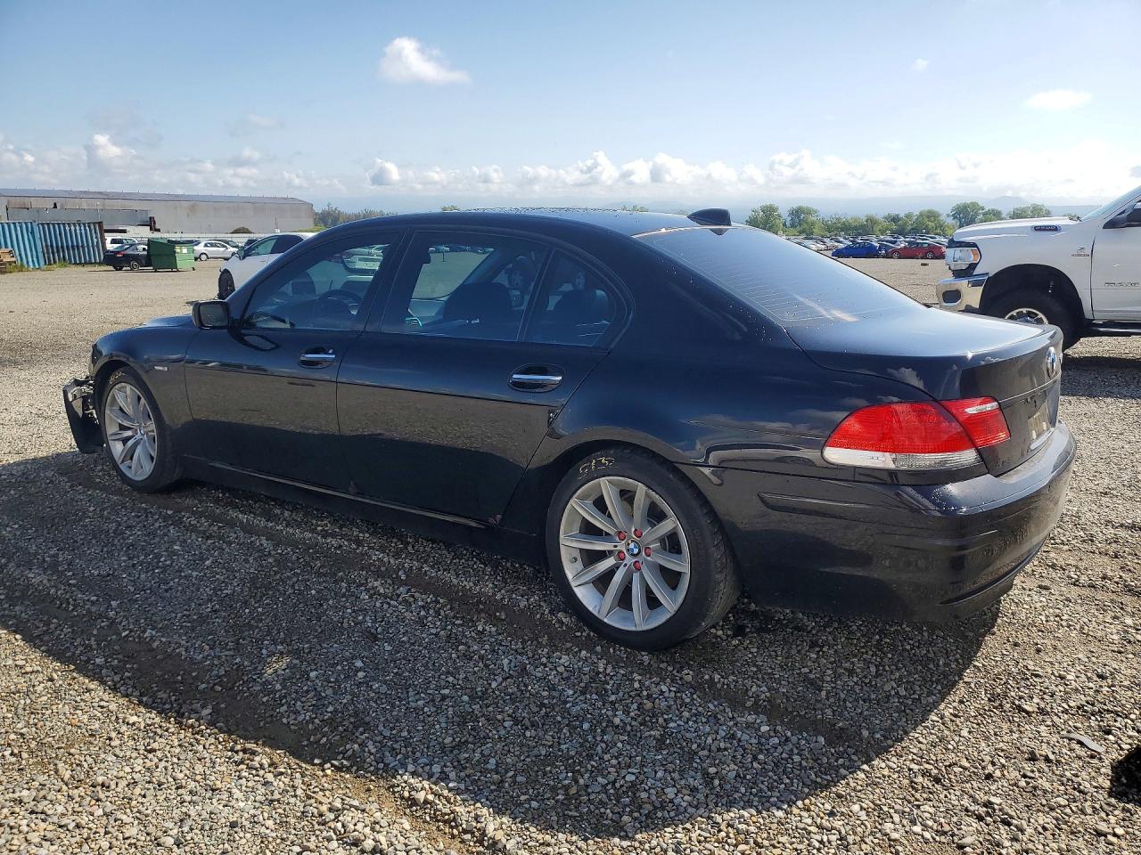2007 Bmw 750 Black vin: WBAHN83567DT74090