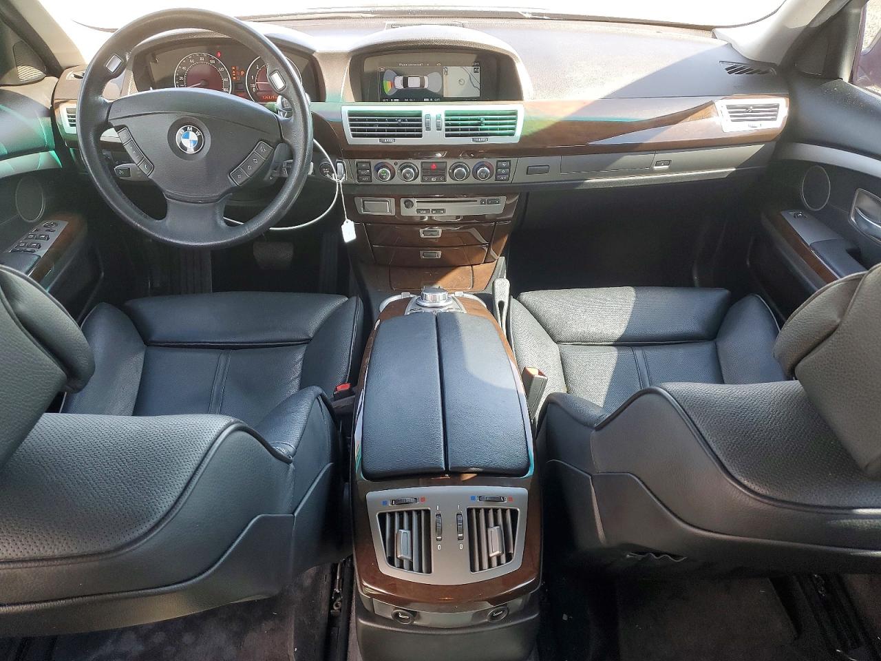2007 Bmw 750 Black vin: WBAHN83567DT74090