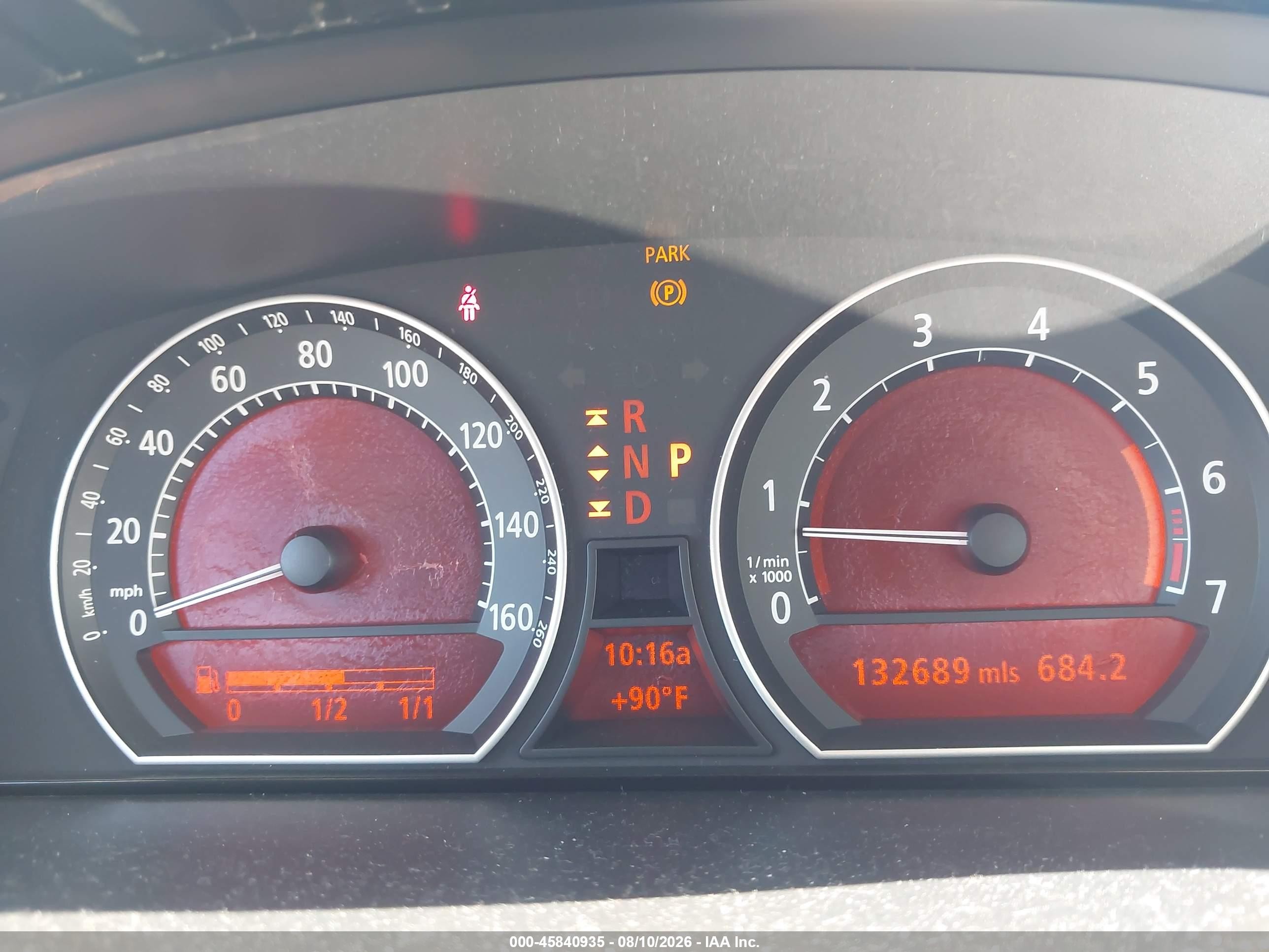 2008 Bmw 750li   Серый vin: WBAHN83568DT78819