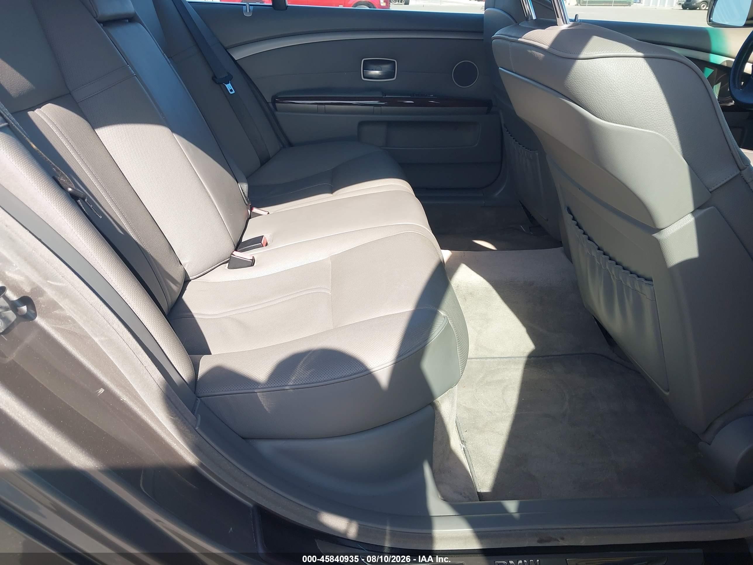 2008 Bmw 750li   Серый vin: WBAHN83568DT78819
