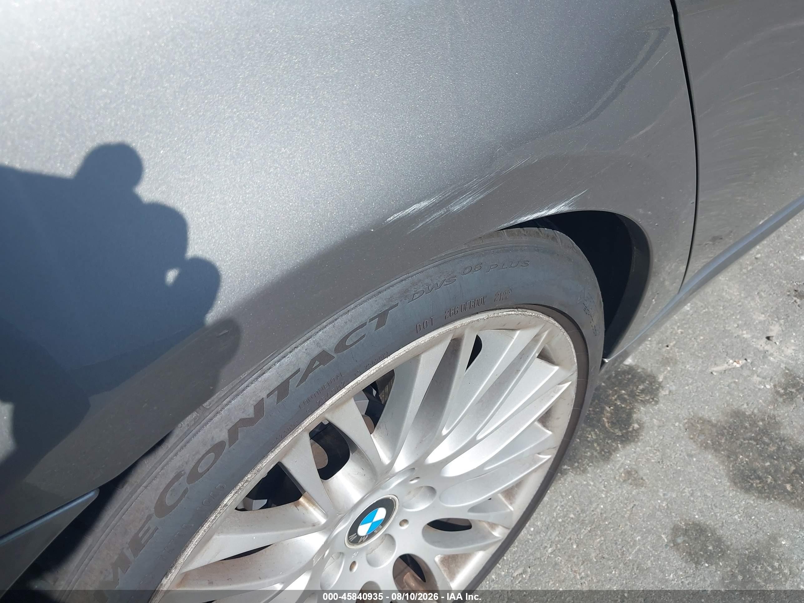 2008 Bmw 750li   Серый vin: WBAHN83568DT78819