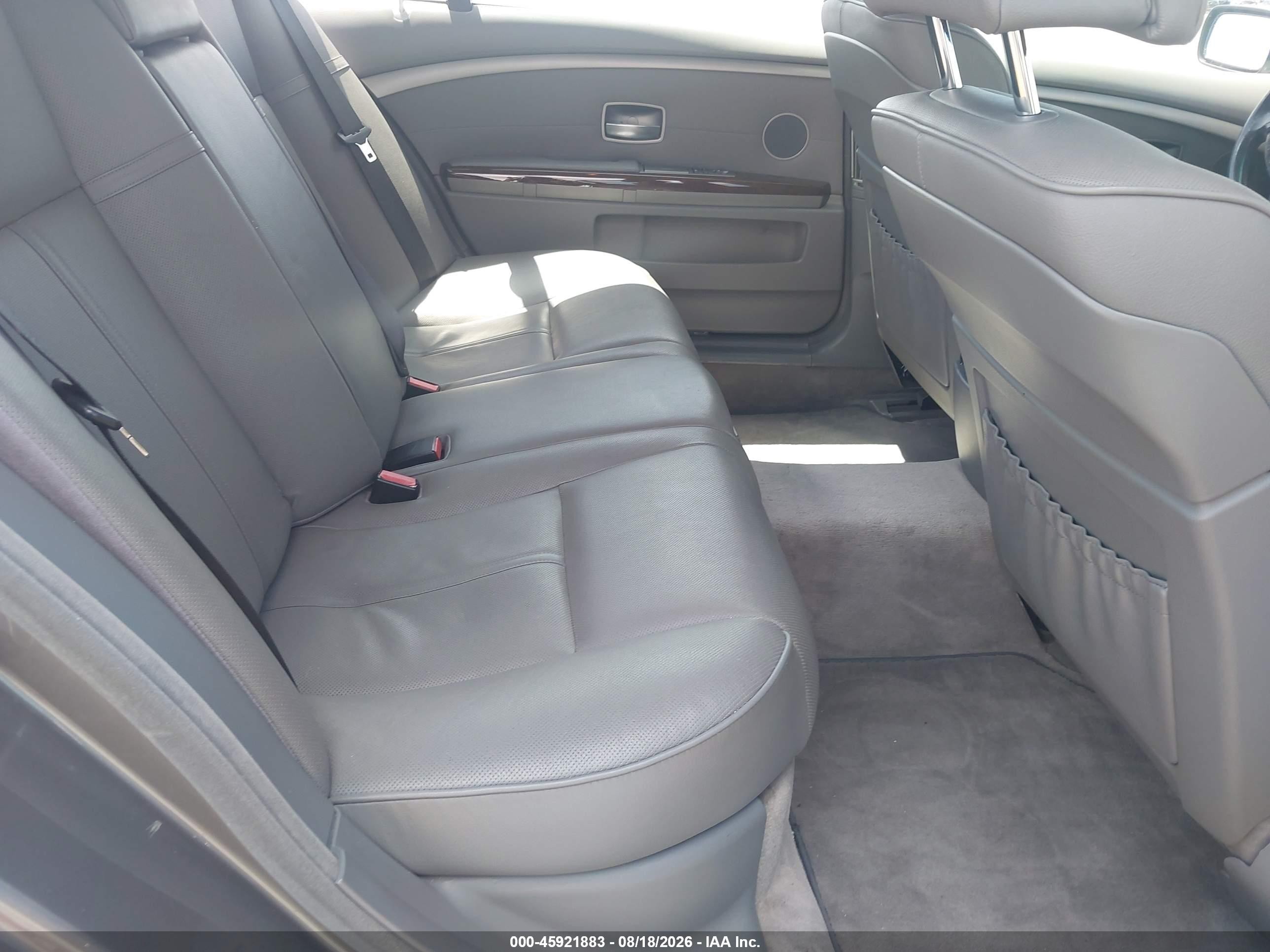 2008 Bmw 750li   Gray vin: WBAHN83568DT78819