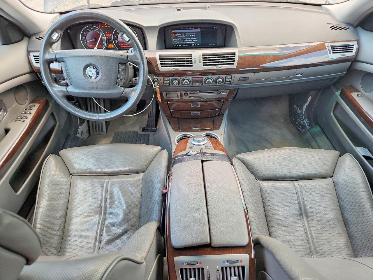 2008 Bmw 750 Li Gray vin: WBAHN83568DT84068
