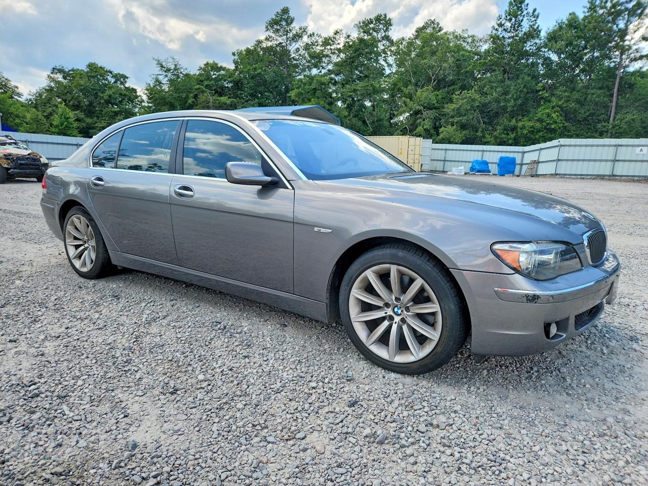 2008 Bmw 750 Li Gray vin: WBAHN83568DT84068