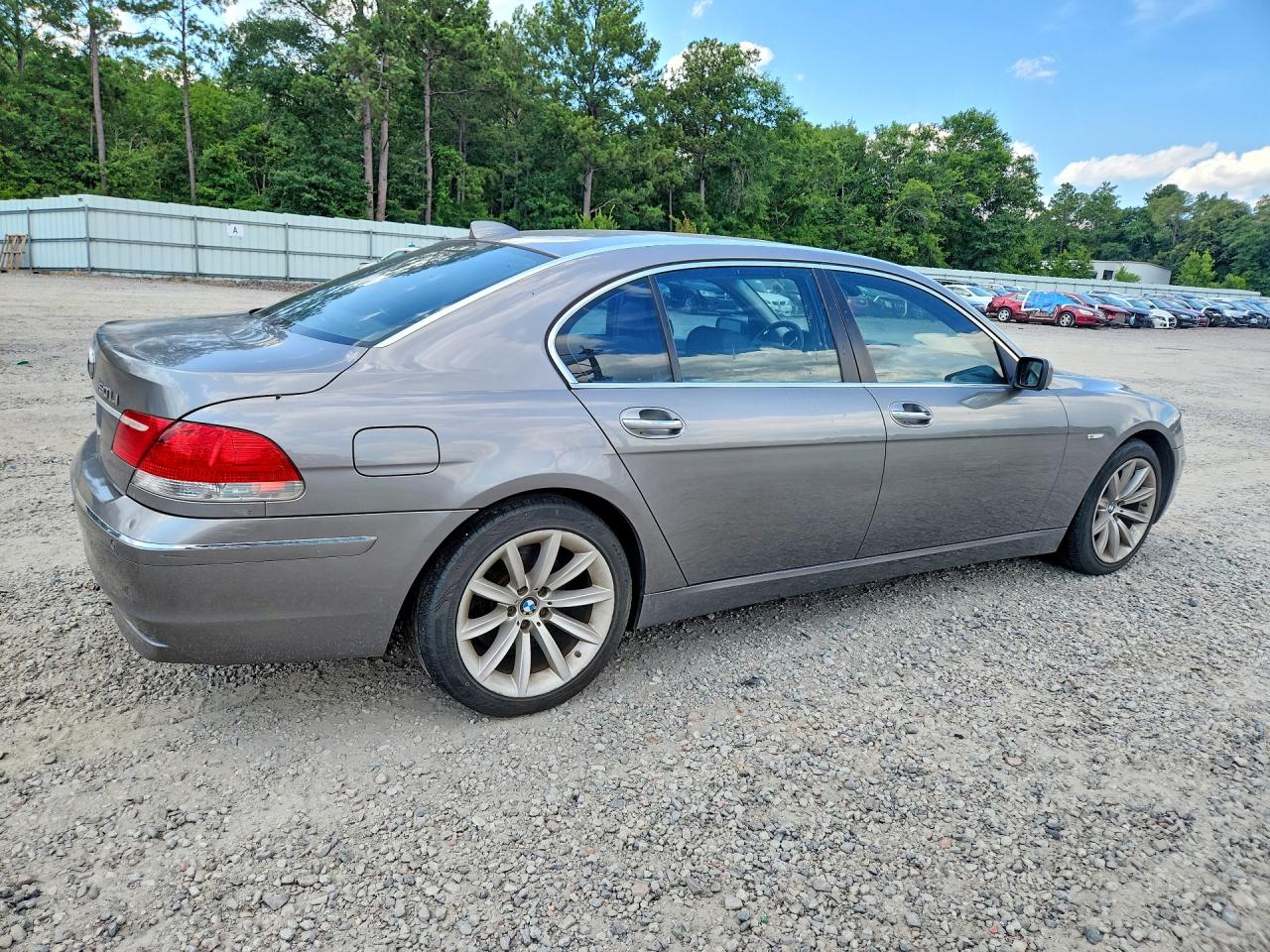 2008 Bmw 750 Li Gray vin: WBAHN83568DT84068