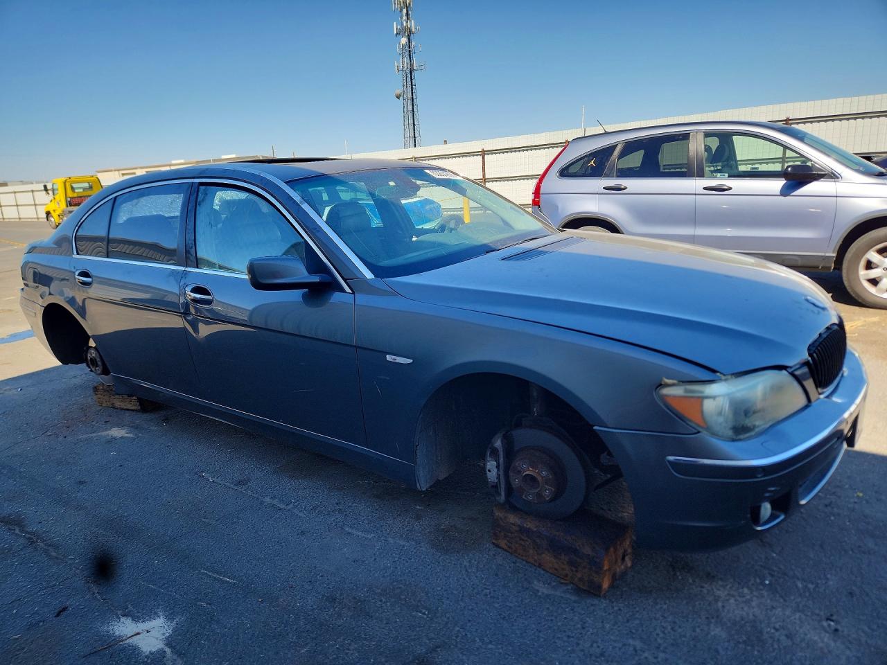 2008 Bmw 750 Li Gray vin: WBAHN83568DT84619
