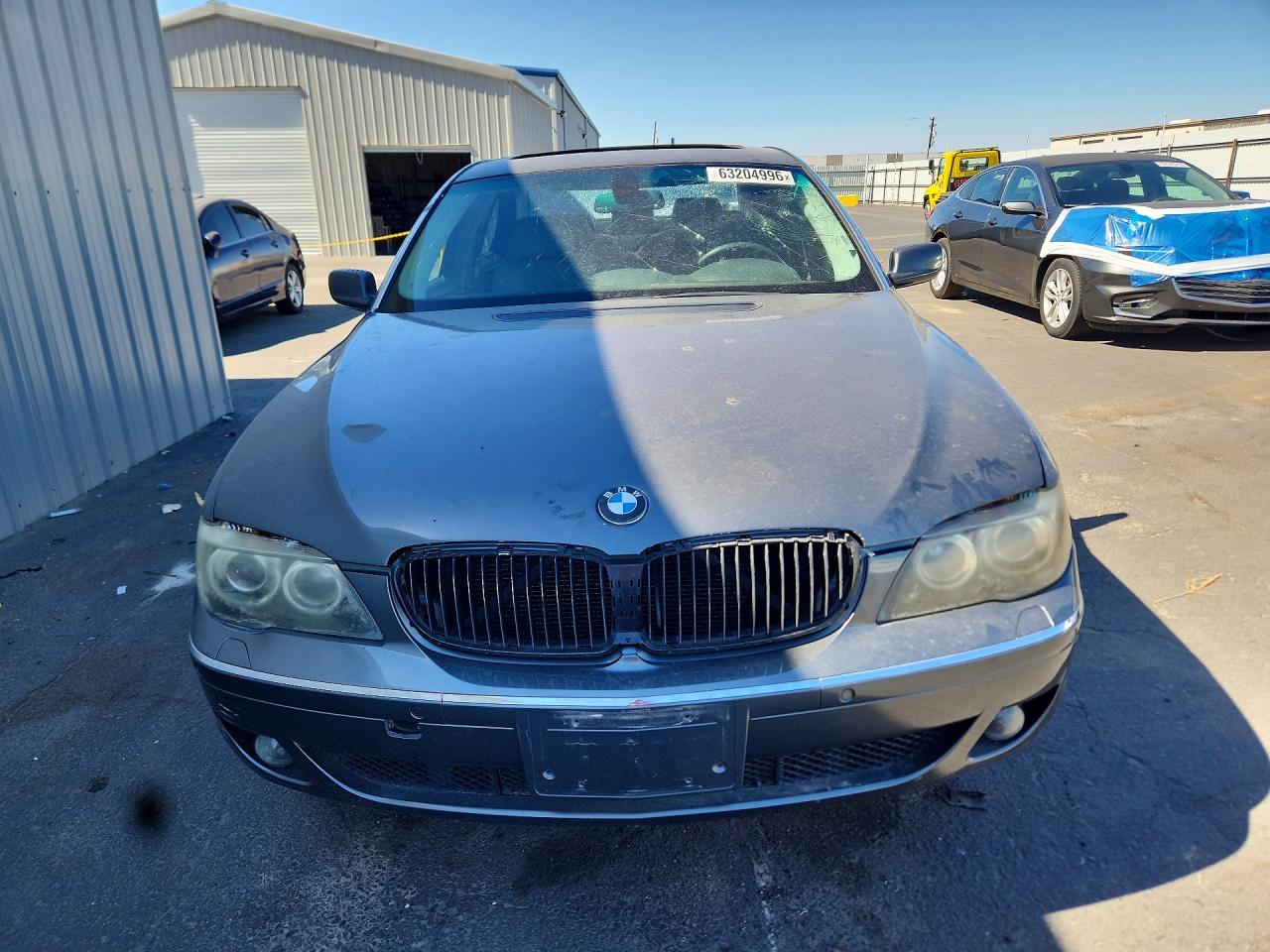 2008 Bmw 750 Li Gray vin: WBAHN83568DT84619