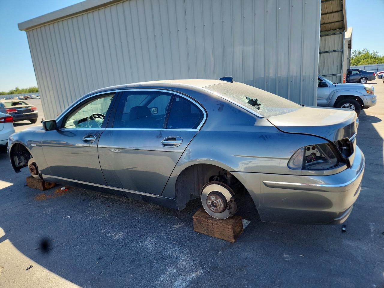 2008 Bmw 750 Li Gray vin: WBAHN83568DT84619