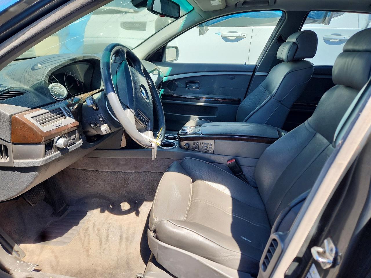 2008 Bmw 750 Li Gray vin: WBAHN83568DT84619