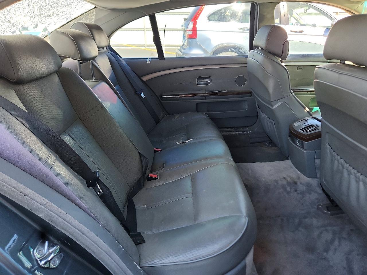 2008 Bmw 750 Li Gray vin: WBAHN83568DT84619