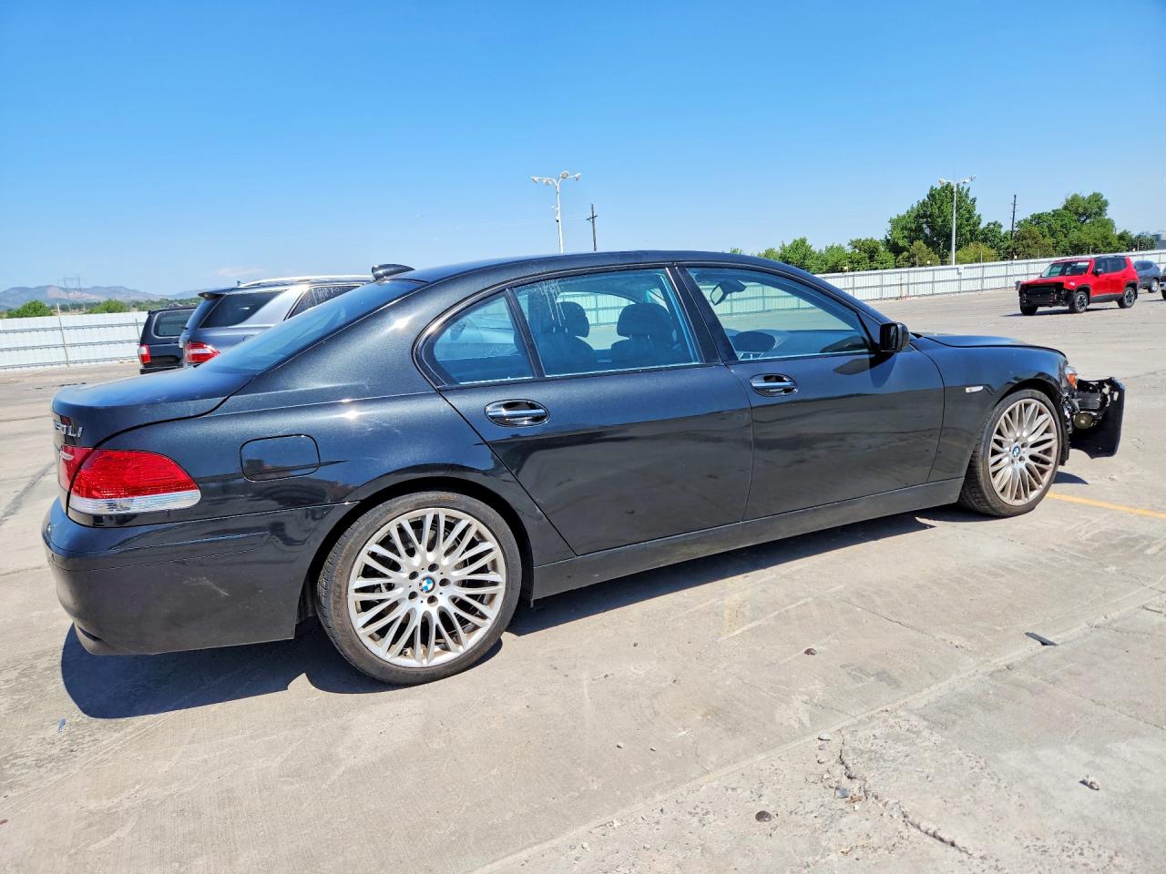 2008 Bmw 750 Li Charcoal vin: WBAHN83568DT85849
