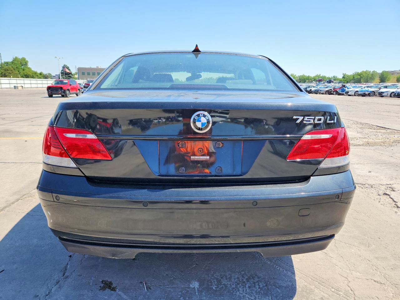 2008 Bmw 750 Li Charcoal vin: WBAHN83568DT85849