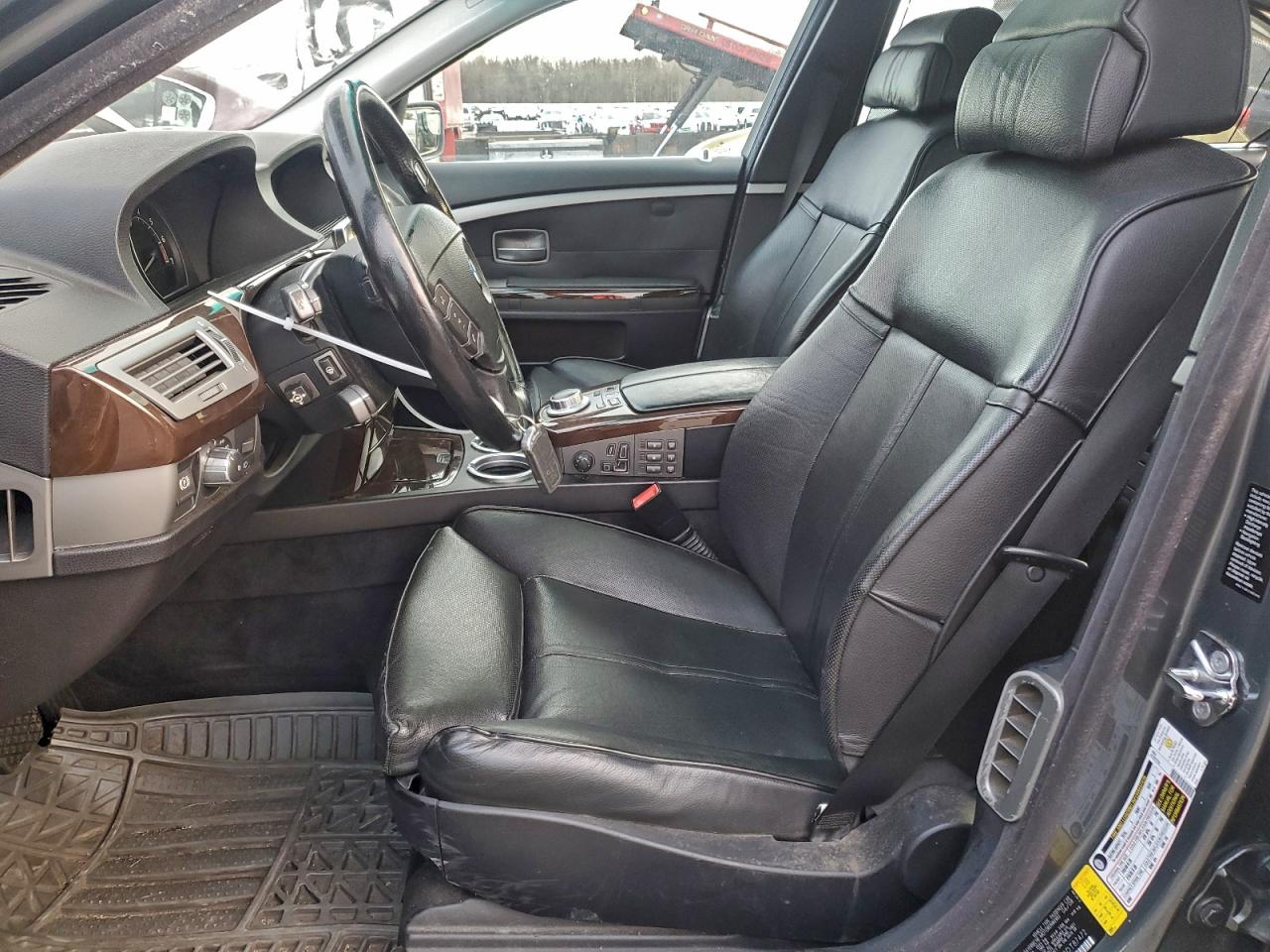 2008 Bmw 750 Li Gray vin: WBAHN83568DT87472