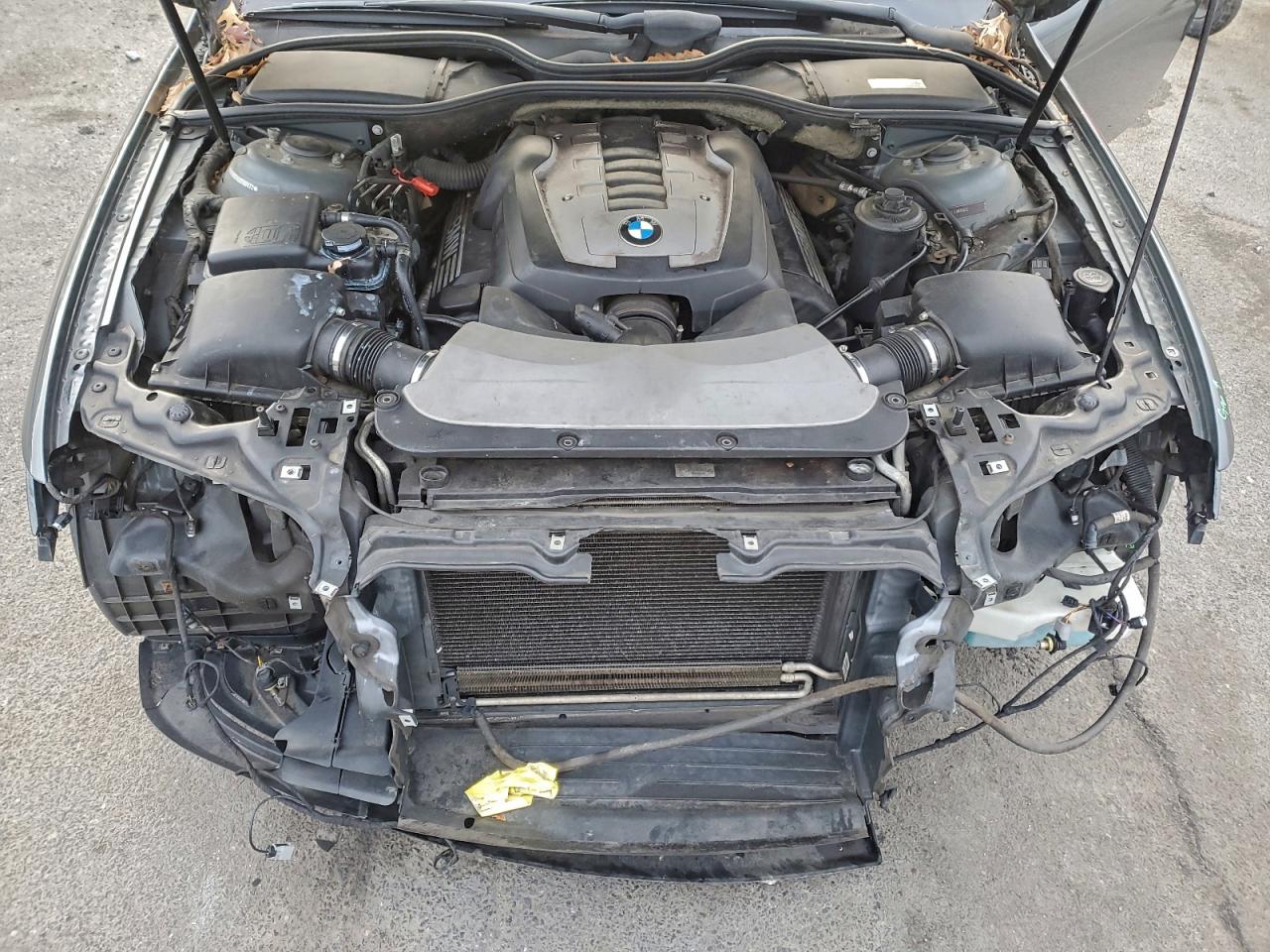 2008 Bmw 750 Li Gray vin: WBAHN83568DT87472