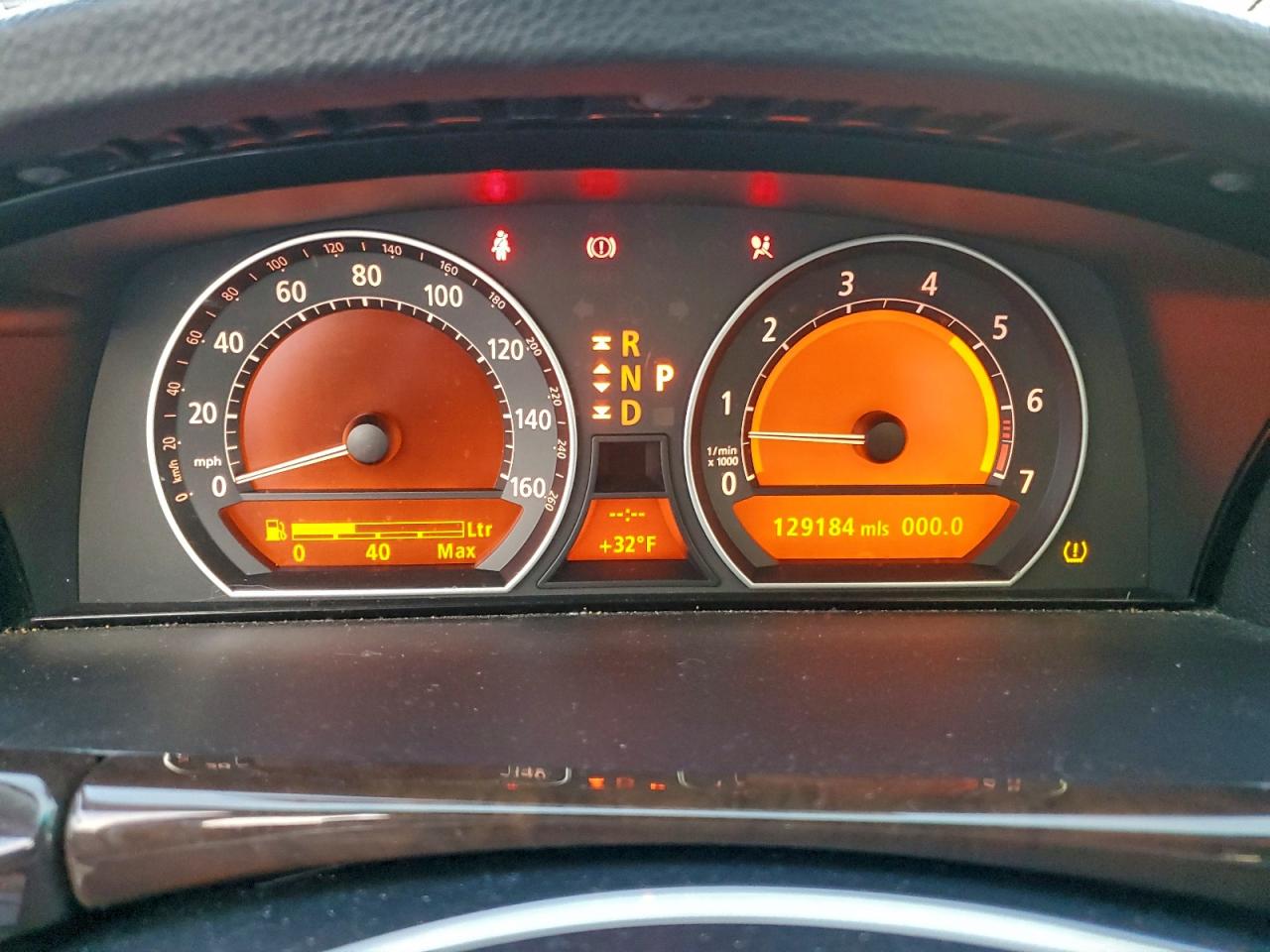 2008 Bmw 750 Li Gray vin: WBAHN83568DT87472