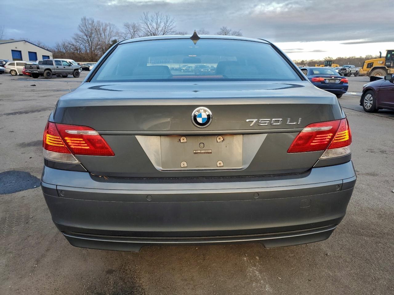 2008 Bmw 750 Li Gray vin: WBAHN83568DT87472
