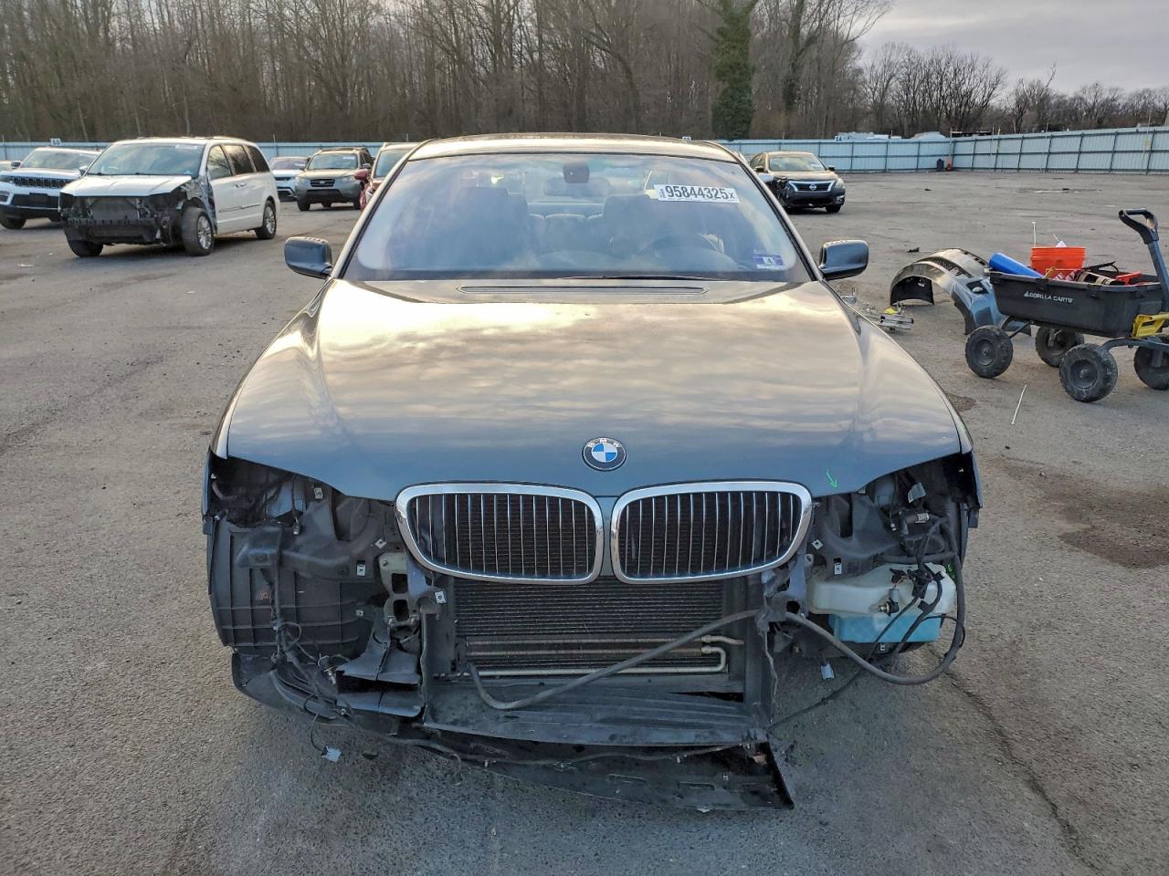 2008 Bmw 750 Li Gray vin: WBAHN83568DT87472