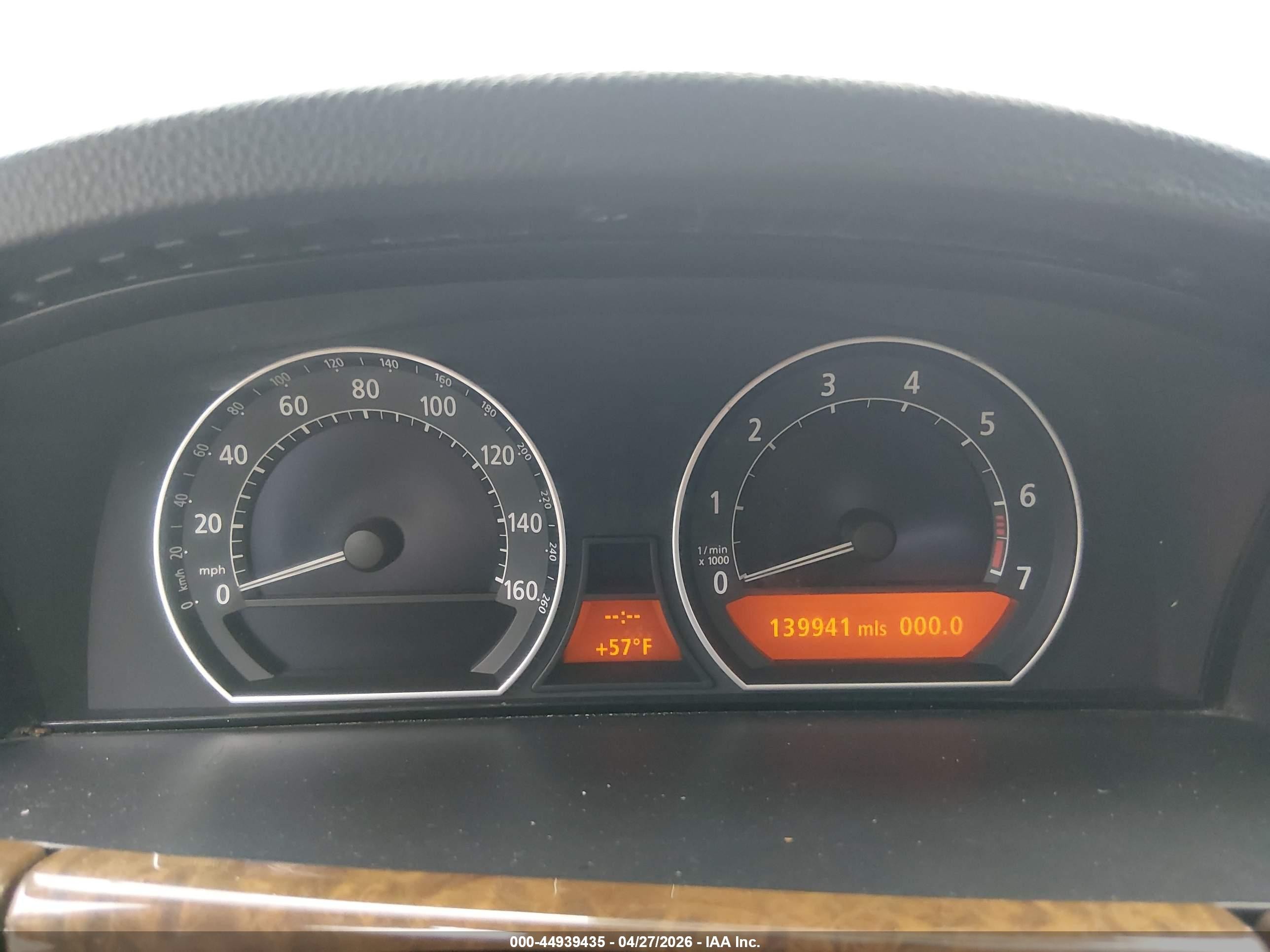 2006 Bmw 750li   Black vin: WBAHN83576DT25821