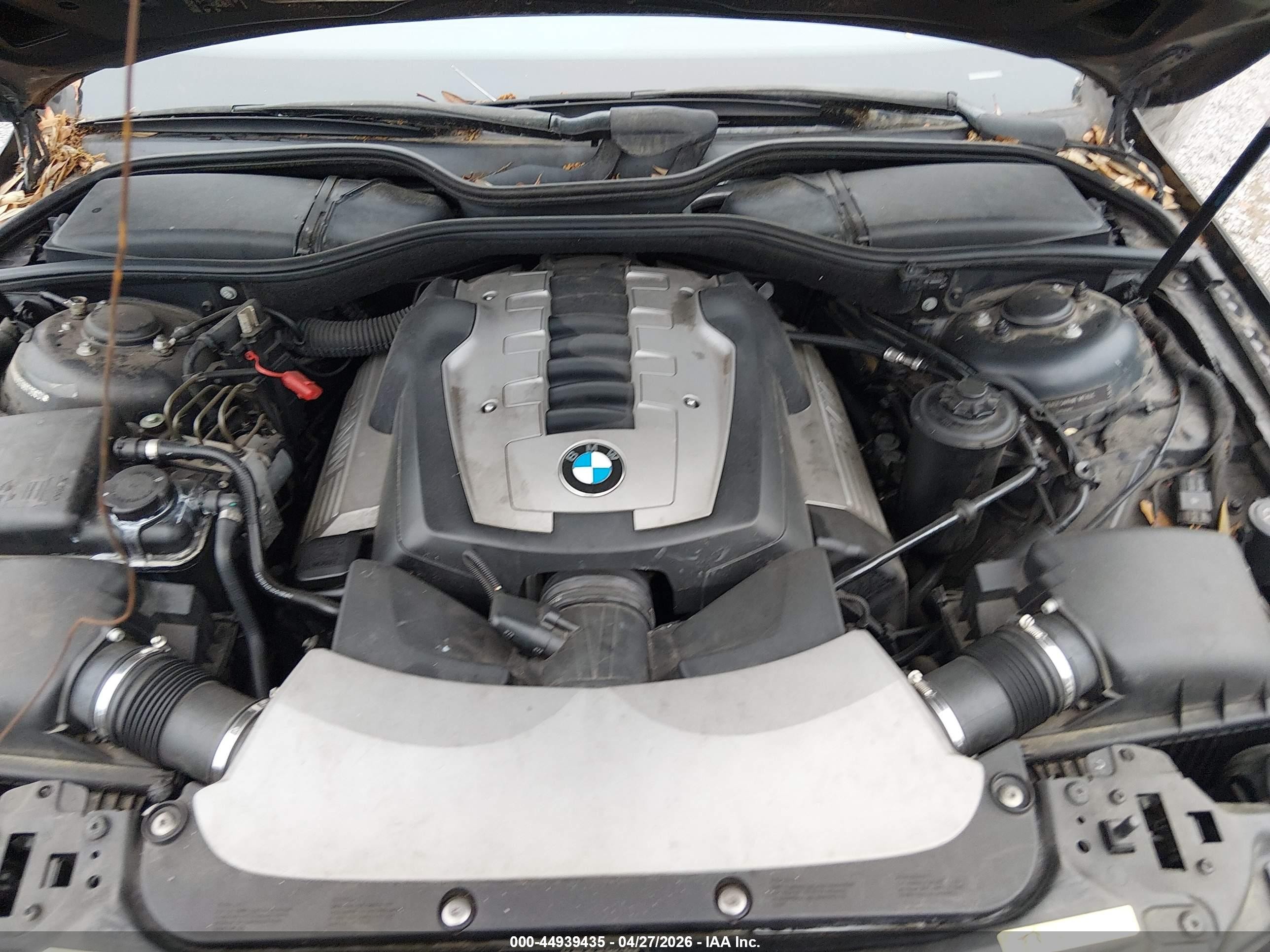 2006 Bmw 750li   Black vin: WBAHN83576DT25821