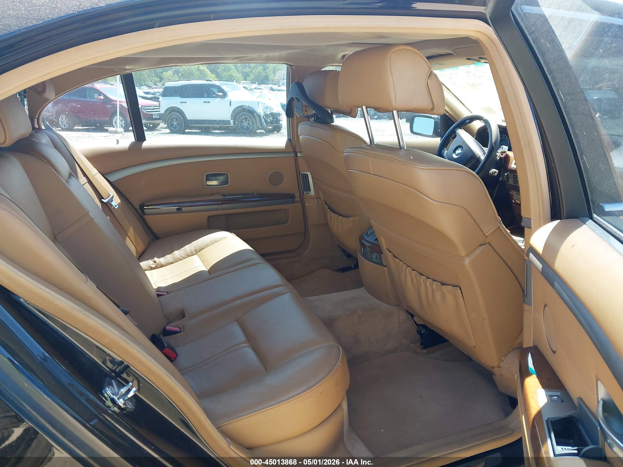 2006 Bmw 750li   Черный vin: WBAHN83576DT32977