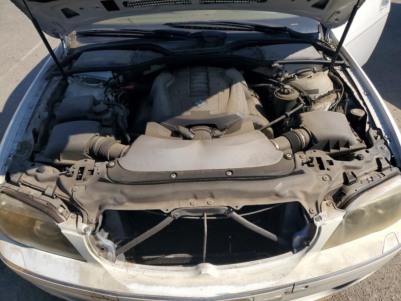 2006 Bmw 7 Series 740il White vin: WBAHN83576DT62917