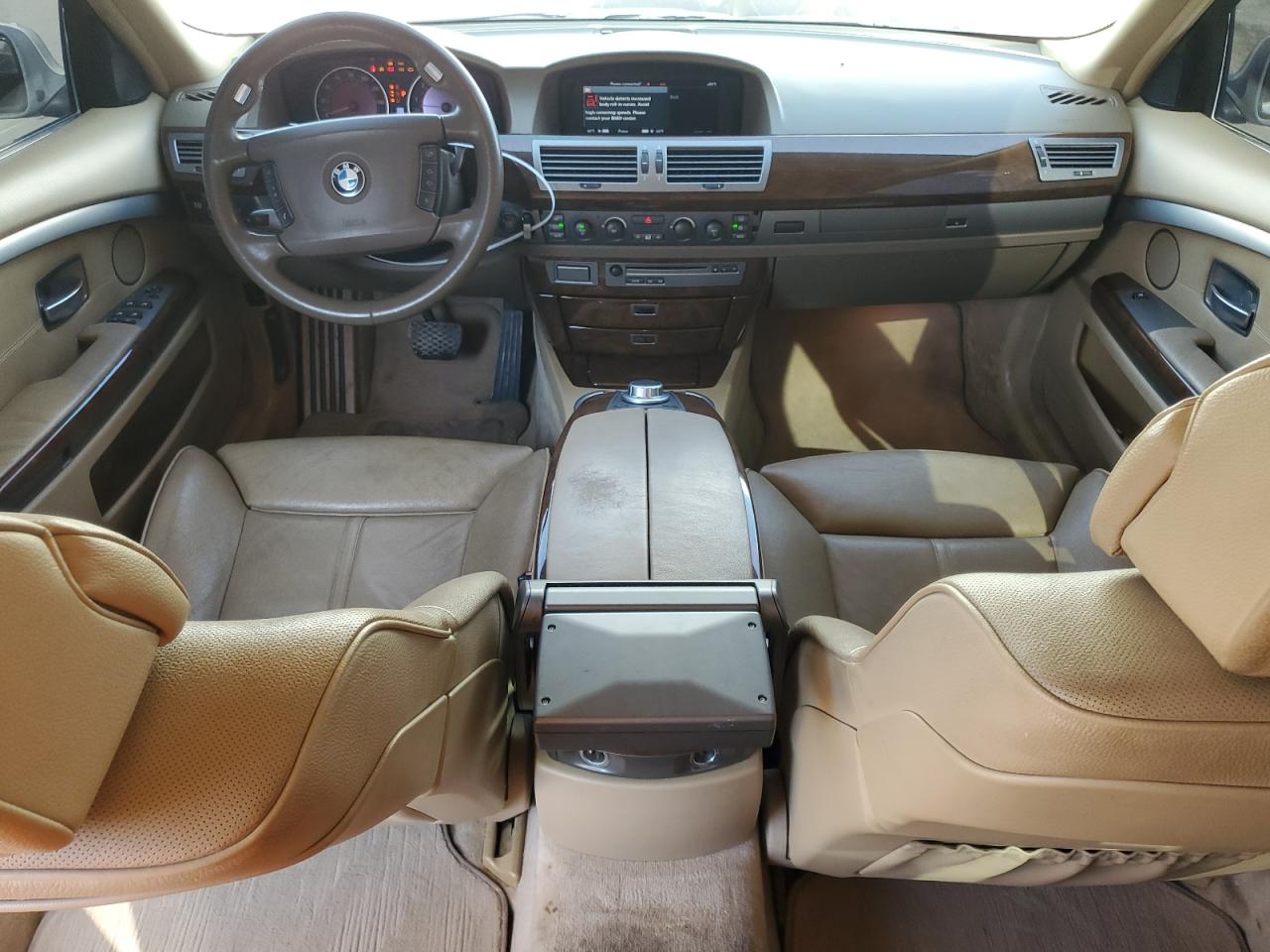 2006 Bmw 750 Li White vin: WBAHN83576DT63503
