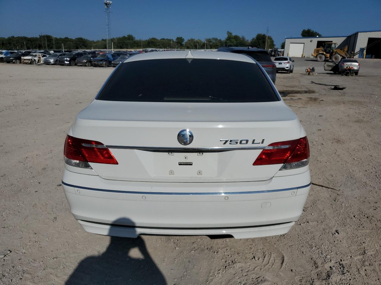 2006 Bmw 750 Li White vin: WBAHN83576DT63503
