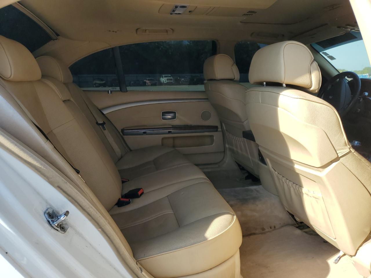 2006 Bmw 750 Li White vin: WBAHN83576DT63503