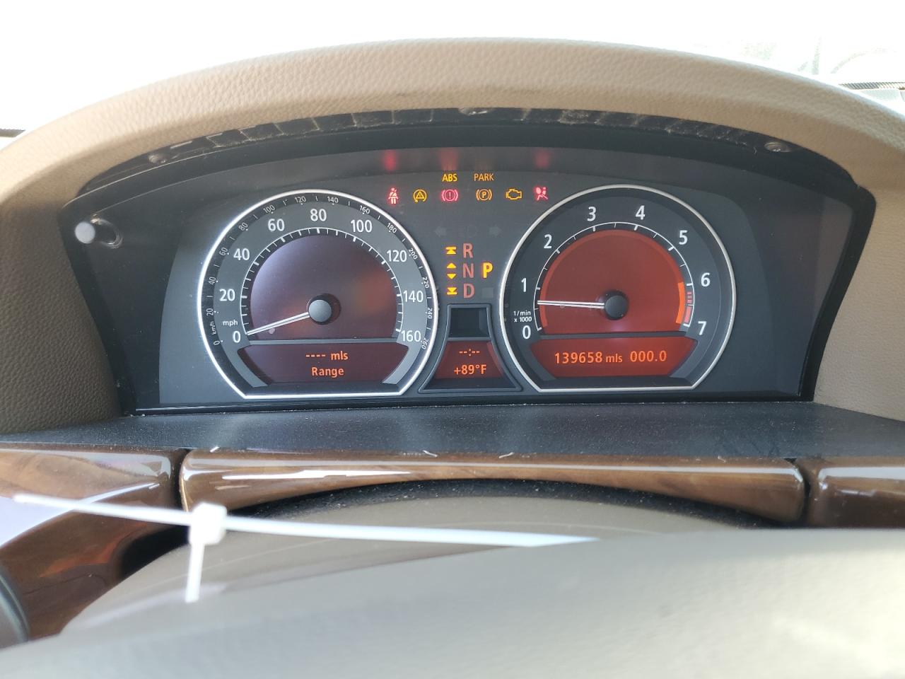 2006 Bmw 750 Li White vin: WBAHN83576DT63503