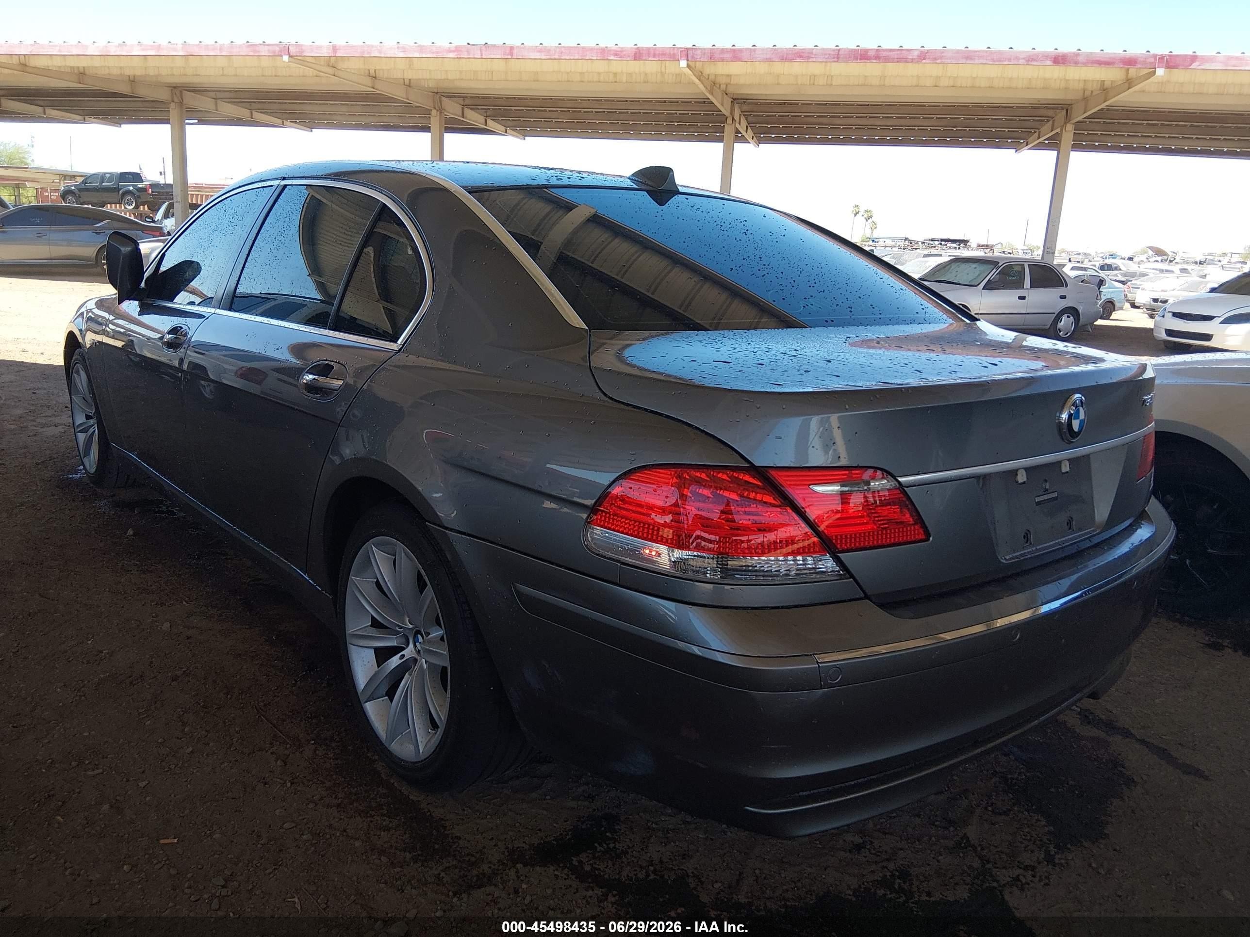 2007 Bmw 750li   Gray vin: WBAHN83577DT71618
