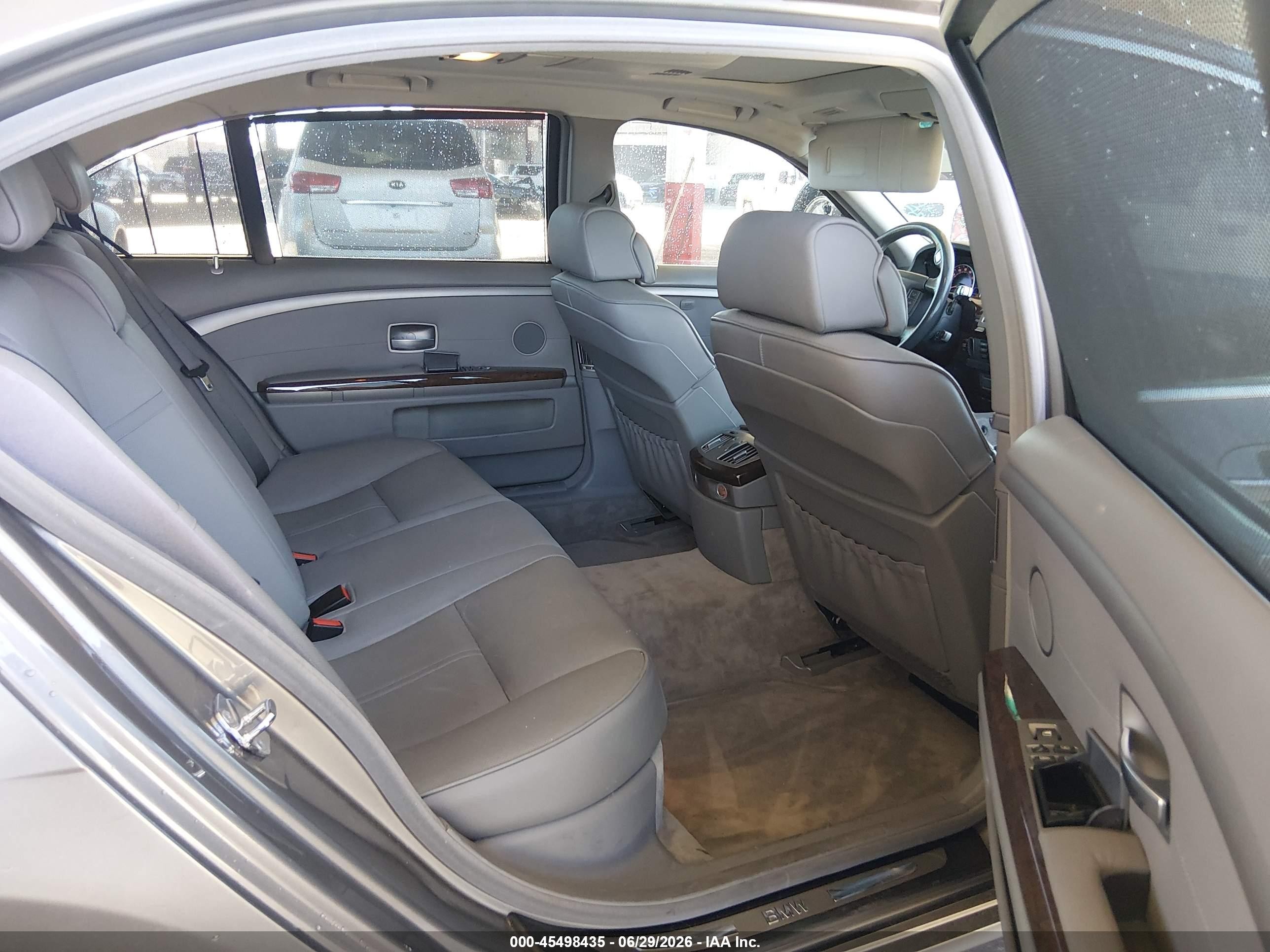 2007 Bmw 750li   Gray vin: WBAHN83577DT71618