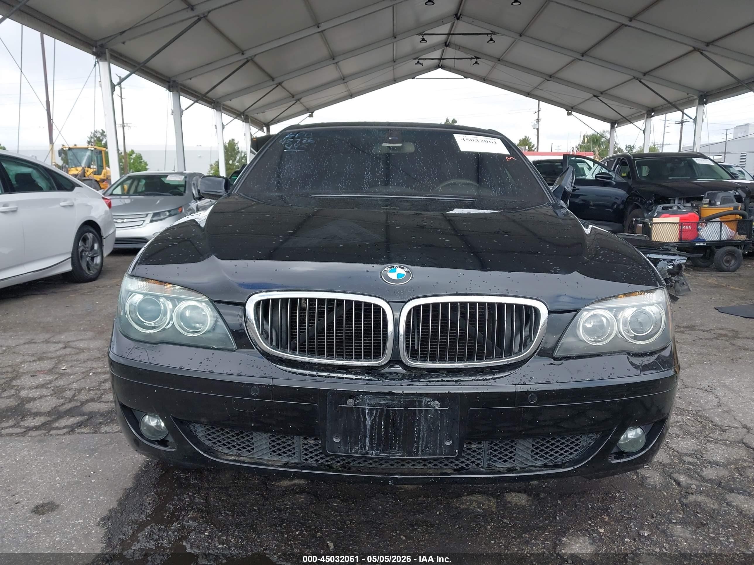 2007 Bmw 750li   Black vin: WBAHN83577DT71991