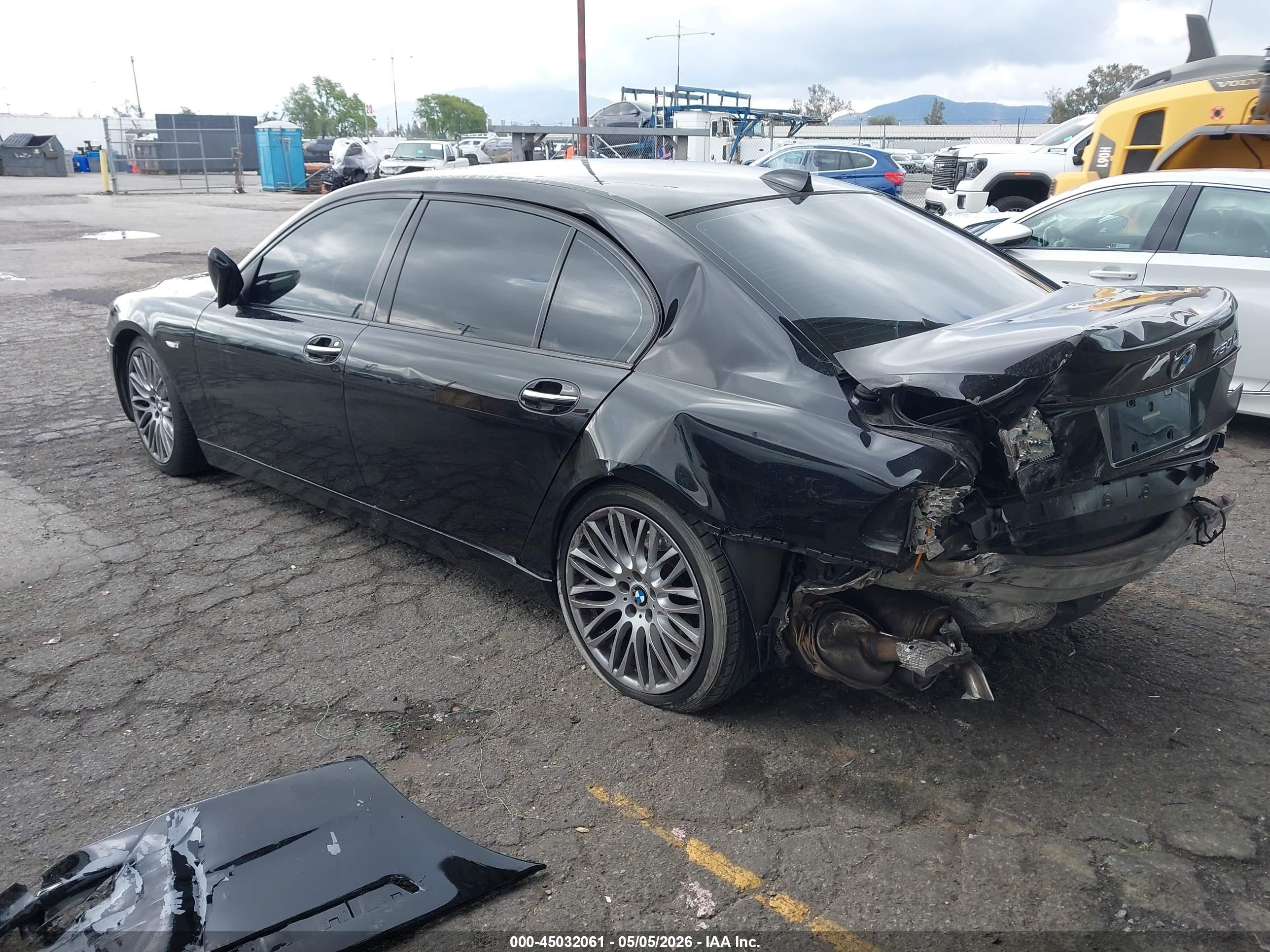 2007 Bmw 750li   Black vin: WBAHN83577DT71991