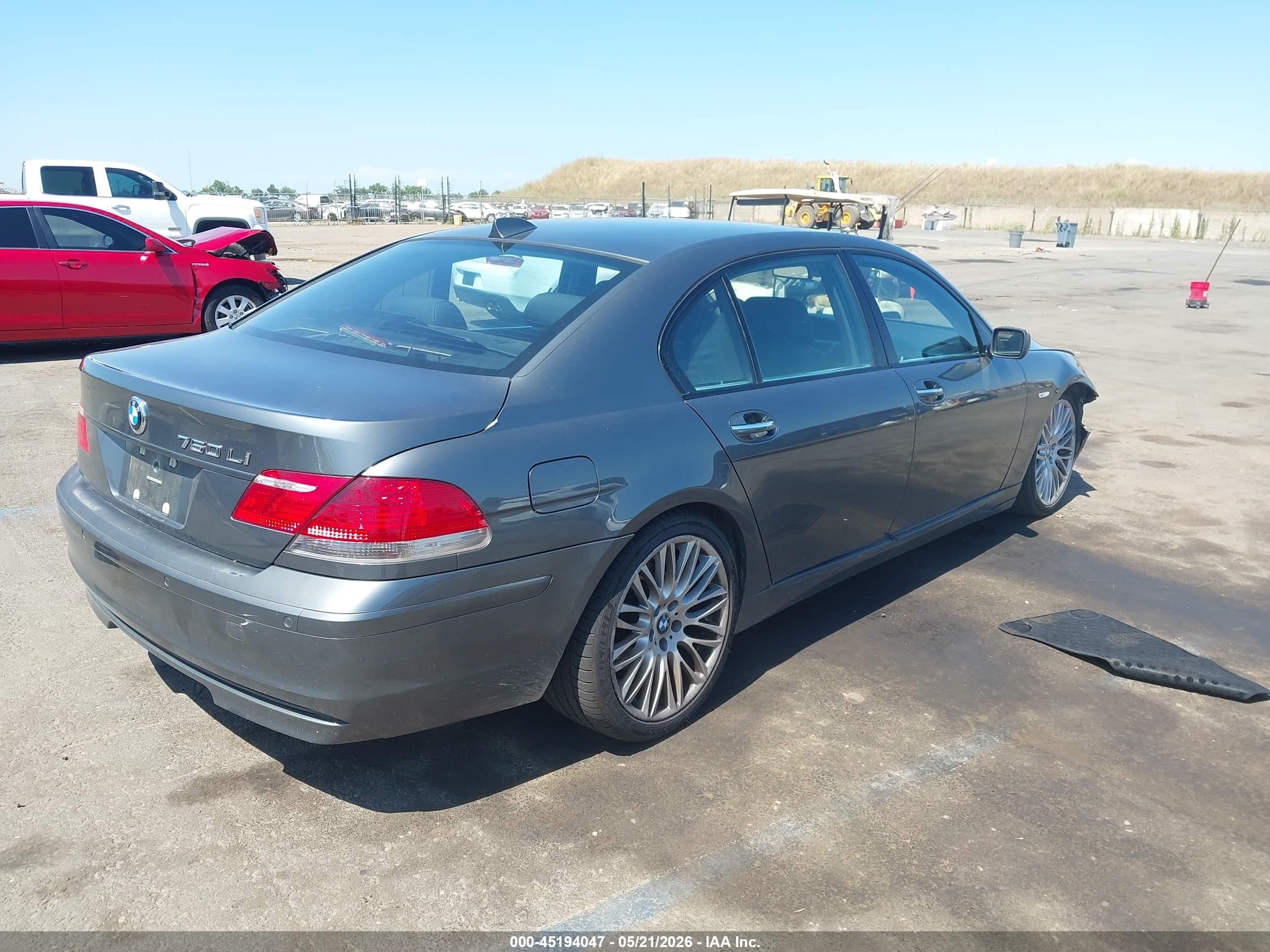 2007 Bmw 750li   Black vin: WBAHN83577DT72431